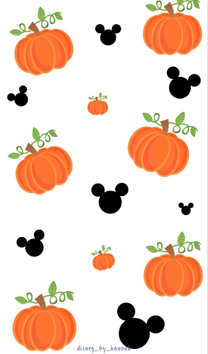 Mickey & pumpkins (white). Disney wallpaper, iPhone wallpaper, Halloween wallpaper background