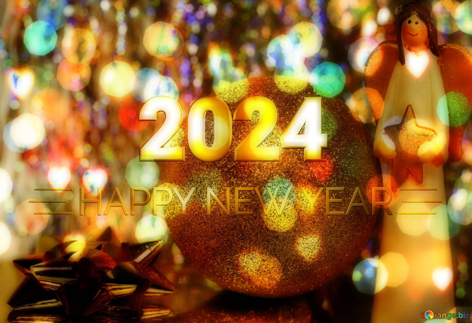 Merry christmas Happy New Year 2024 №212478