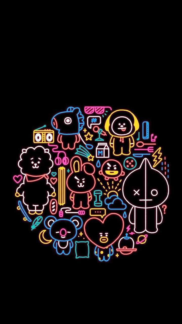 Bt21 Wallpaper Discover more 1080p, Aesthetic, Cute, Desktop, iPhone wallpaper.. Bts wallpaper desktop, Cute wallpaper for phone, HD bts wallpaper desktop