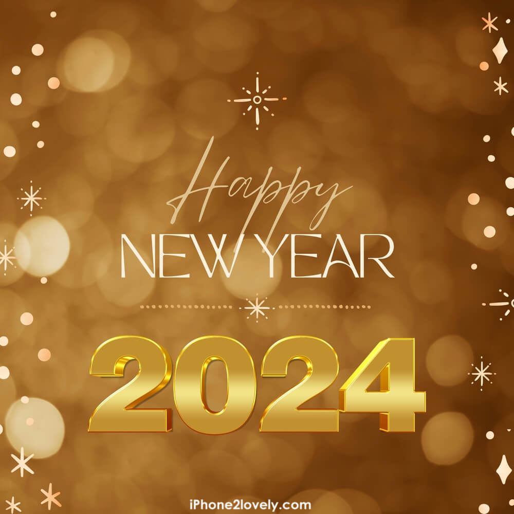Happy New Year 2024 Wallpaper Image HD (Free Download)