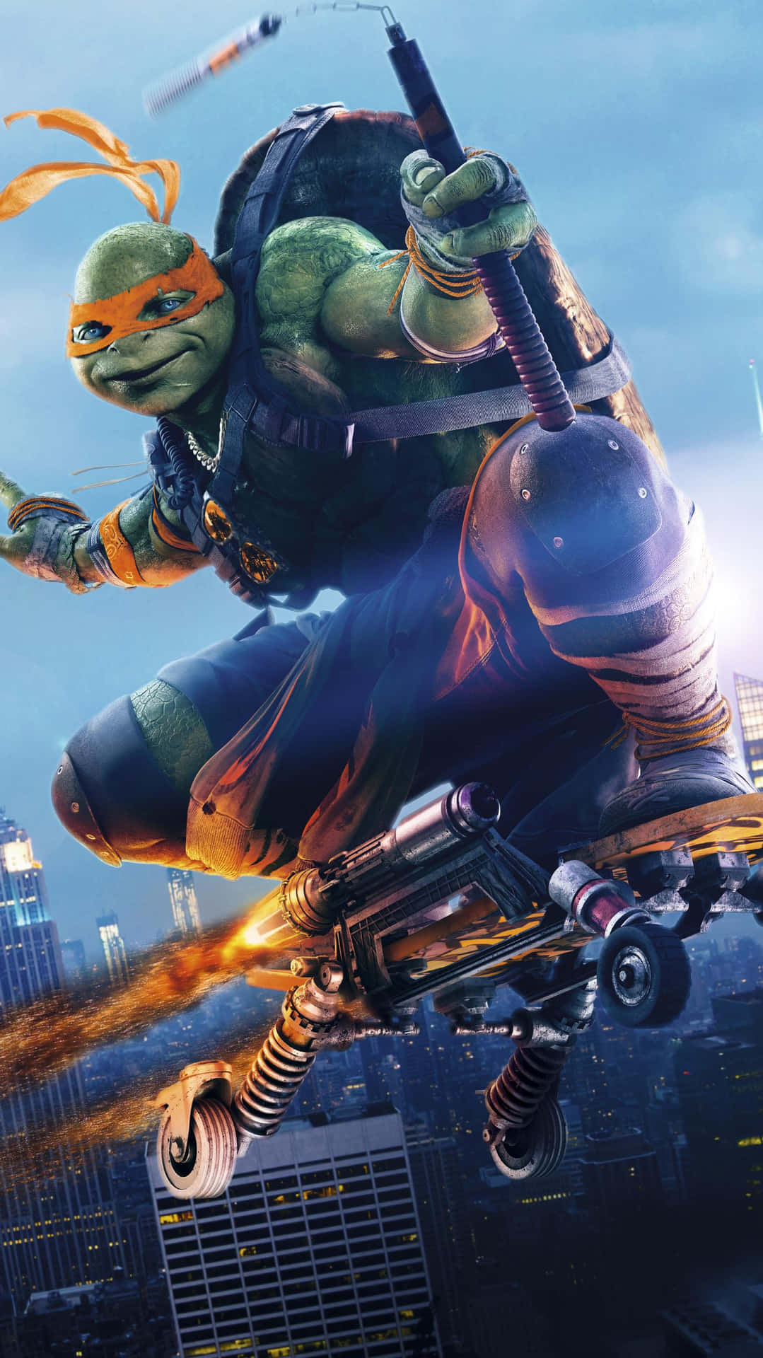 Download Awesome Group of Teenage Mutant Ninja Turtles Ready for Action