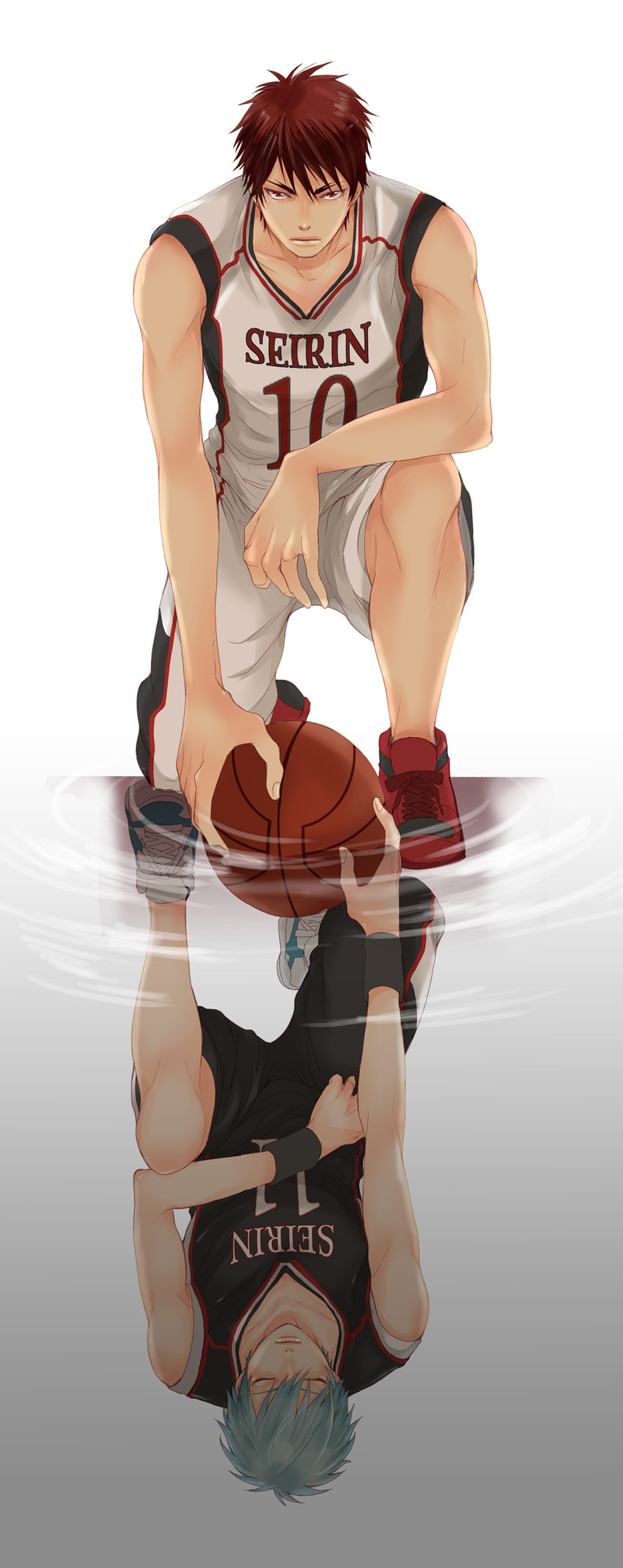 kuroko tetsuya and kagami taiga (kuroko no basuke) drawn
