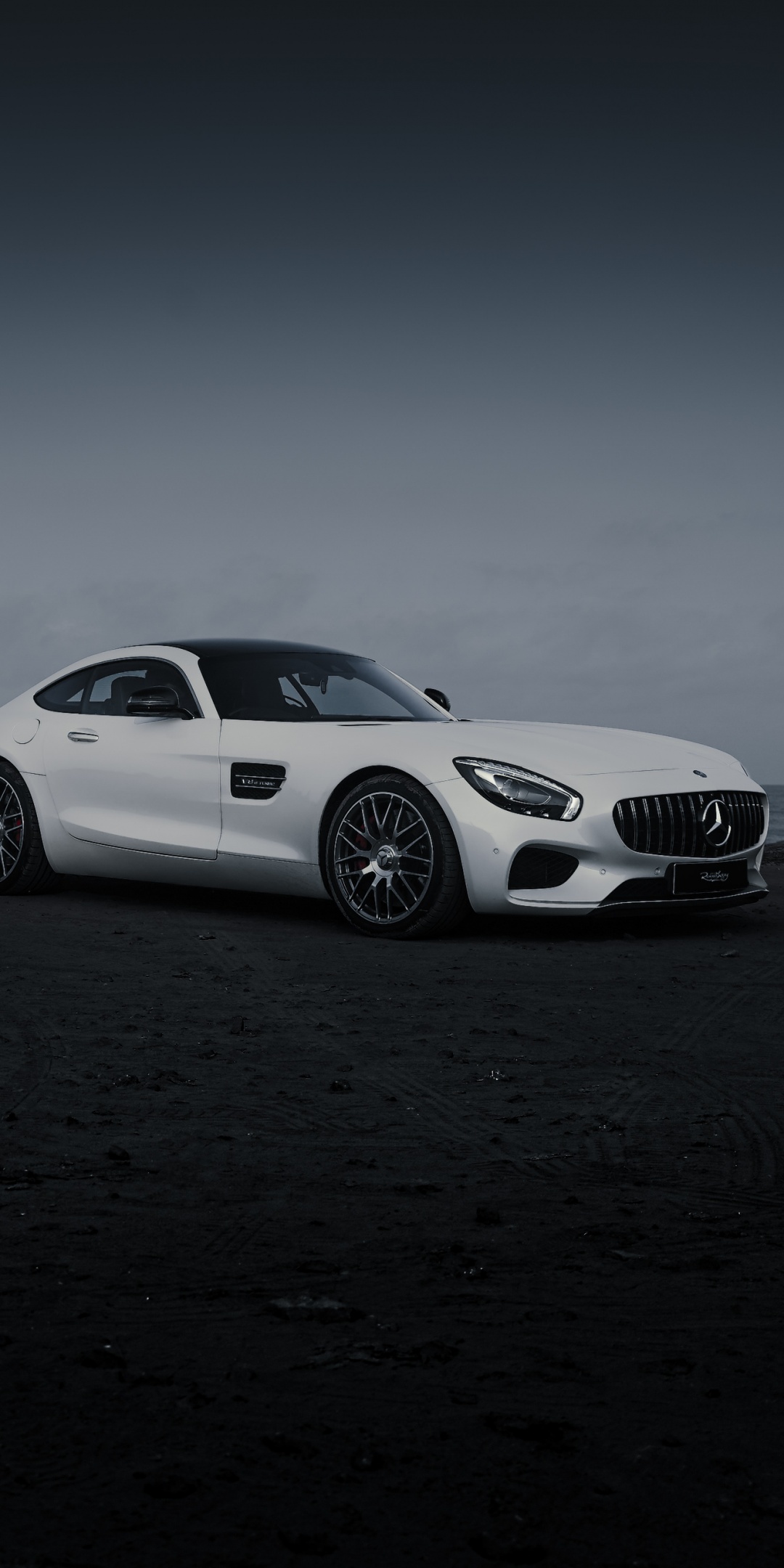 Mercedes AMG GT Wallpaper 4K, Dark Aesthetic, Evening