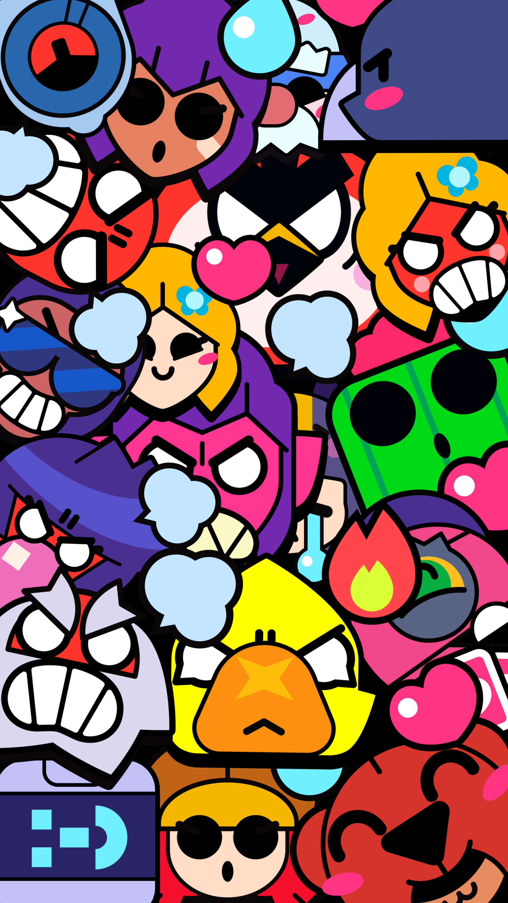 I made this wallpaper with pins! Free to use!!