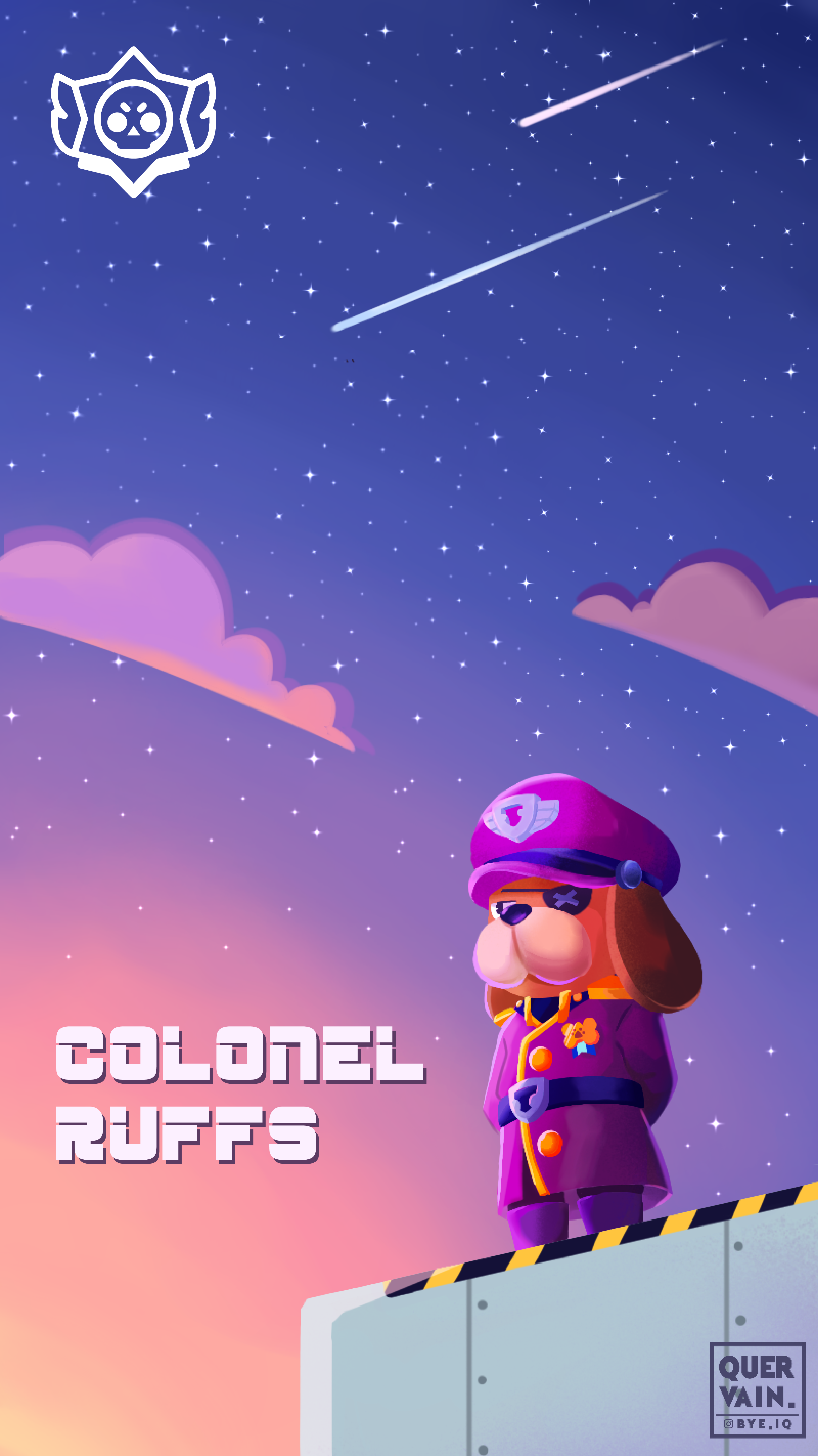 Colonel Ruffs Wallpaper! (Redraw from Brawl Stars official post)