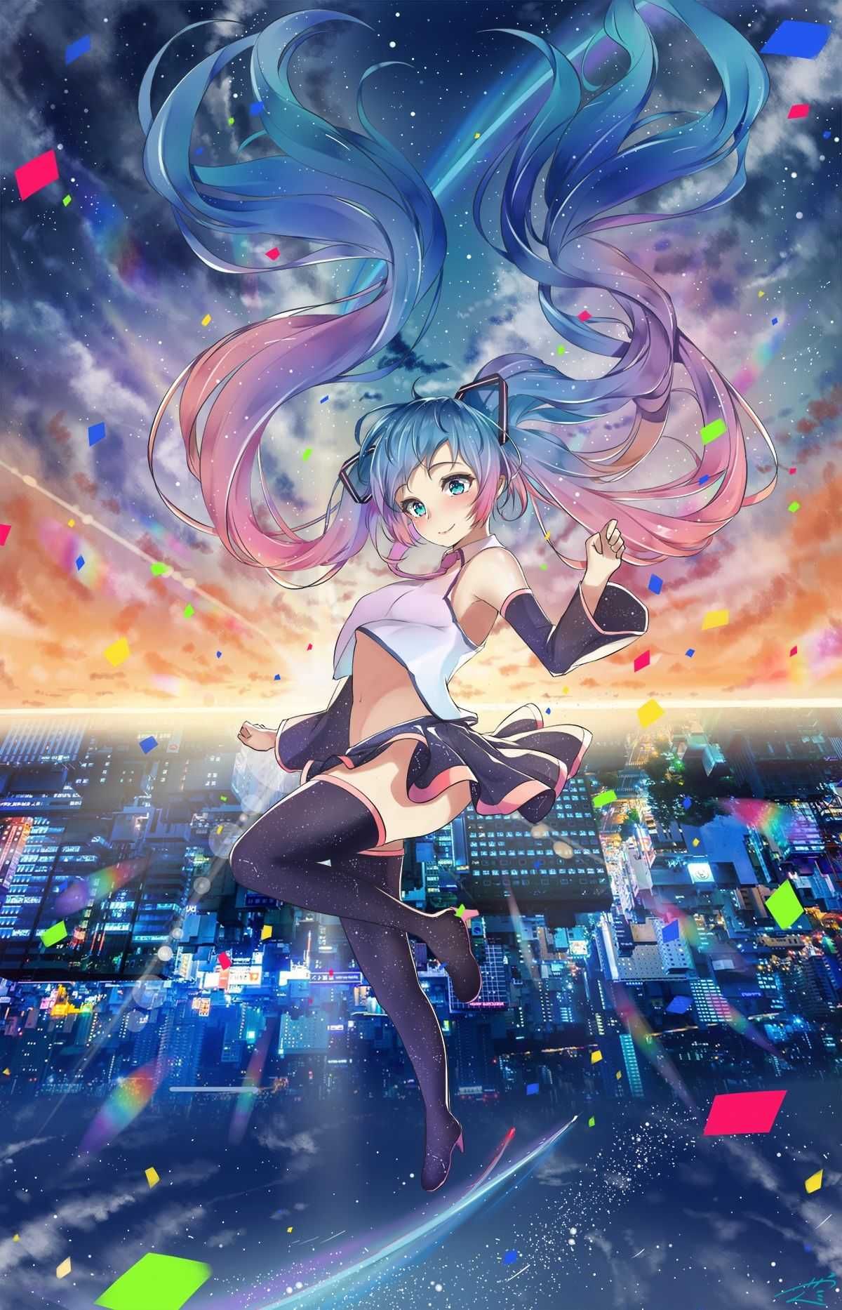 Hatsune Miku Wallpaper Explore more Anthropomorphic, Crypton Future Media, CV01, Hatsune Miku, Hero wallpaper.. Anime, Hatsune miku, Miku