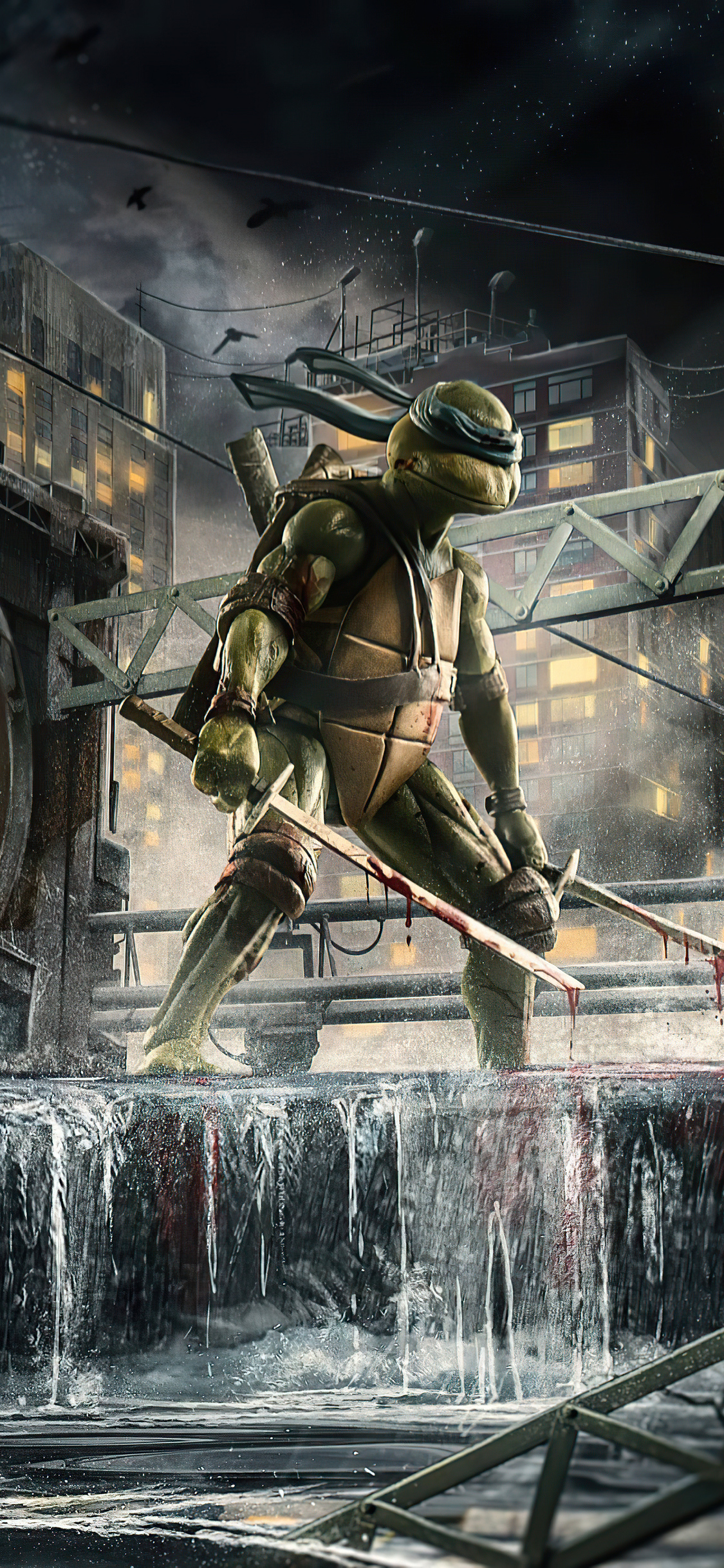 Leonardo Figurine Tmnt 4k iPhone XS, iPhone 10, iPhone X HD 4k Wallpaper, Image, Background, Photo and Picture