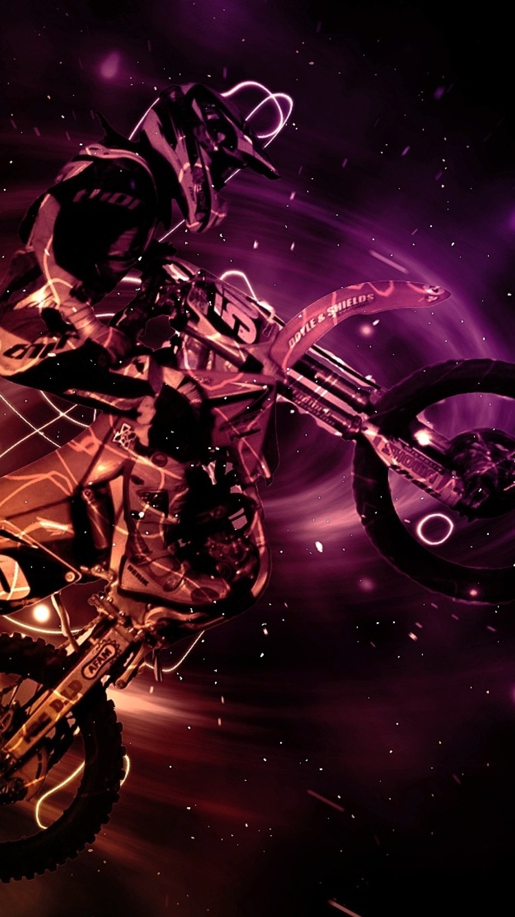 Motocross Bike Artistic iPhone 6, iPhone 6S, iPhone 7 HD 4k Wallpaper, Image, Background, Photo and Picture