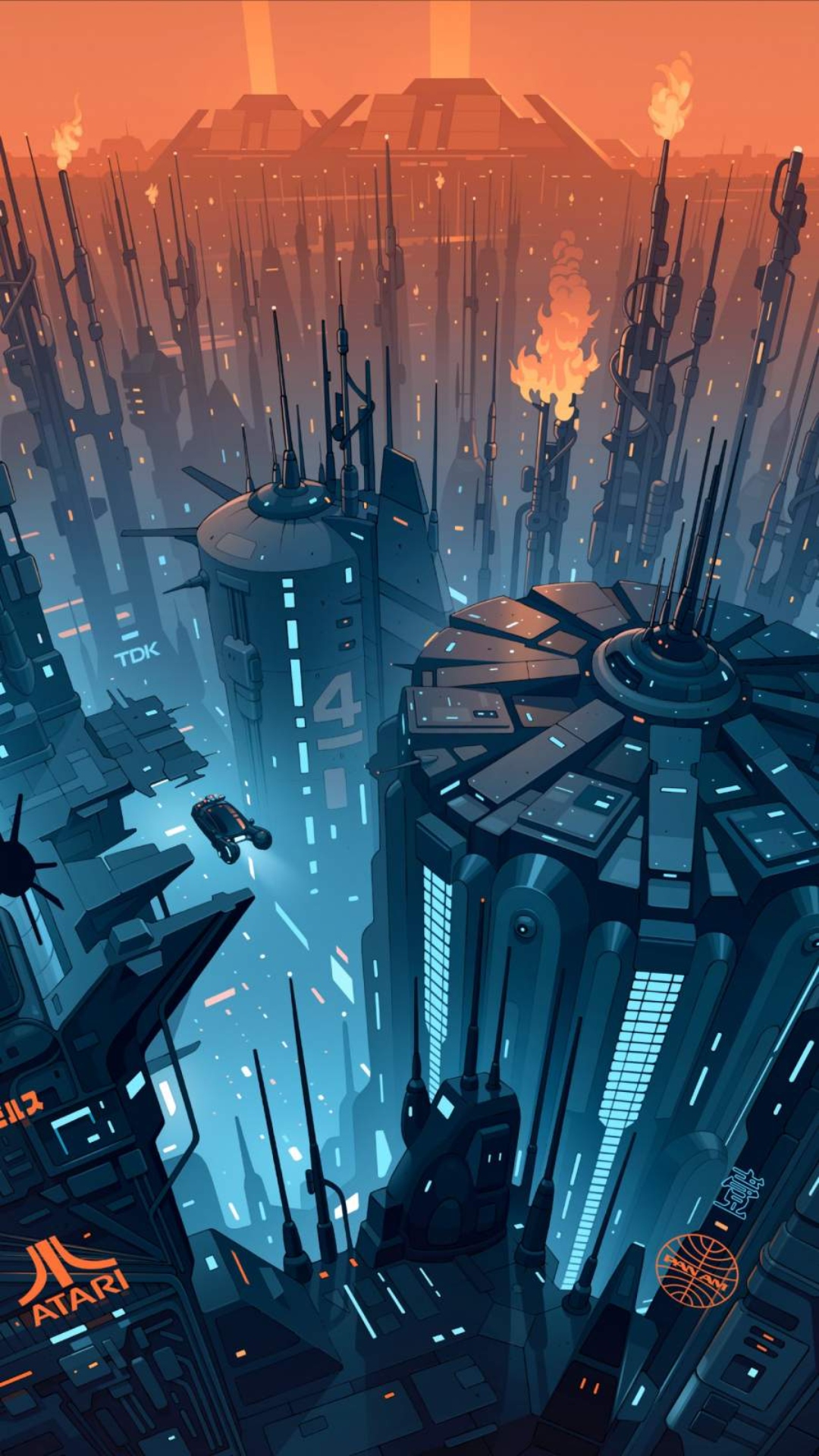Futuristic city Wallpaper Futuristic city Wallpaper [ HQ ]