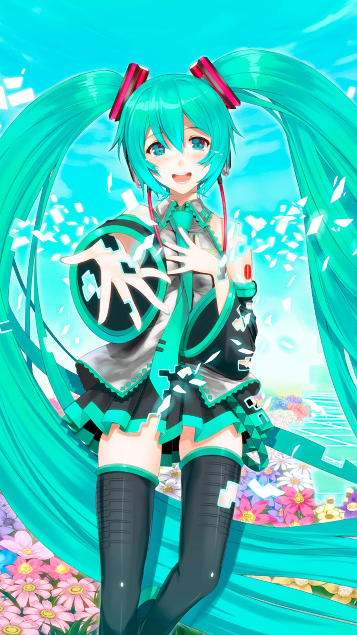 Hatsune Miku iPhone Wallpaper
