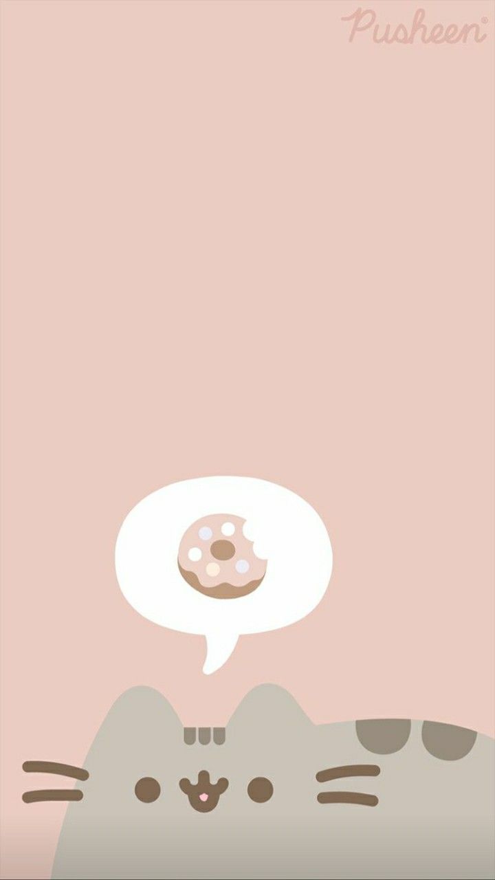 Doughnut Pusheen. Pusheen cute, Pusheen cat, Cute wallpaper