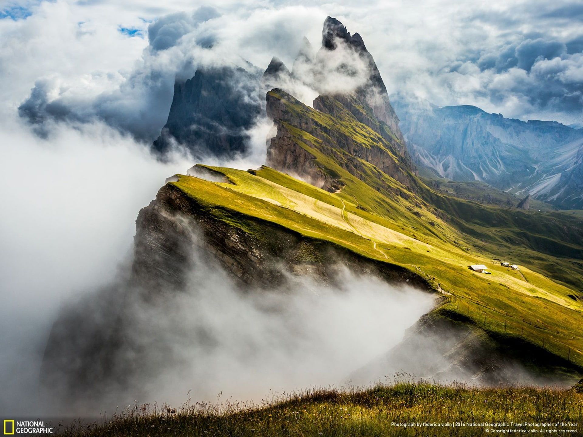 HD Wallpaper: Ortisei Trentino Italy National Geographic Wallpap., Cloud. National Geographic Photography, National Geographic Travel, Travel Photographer