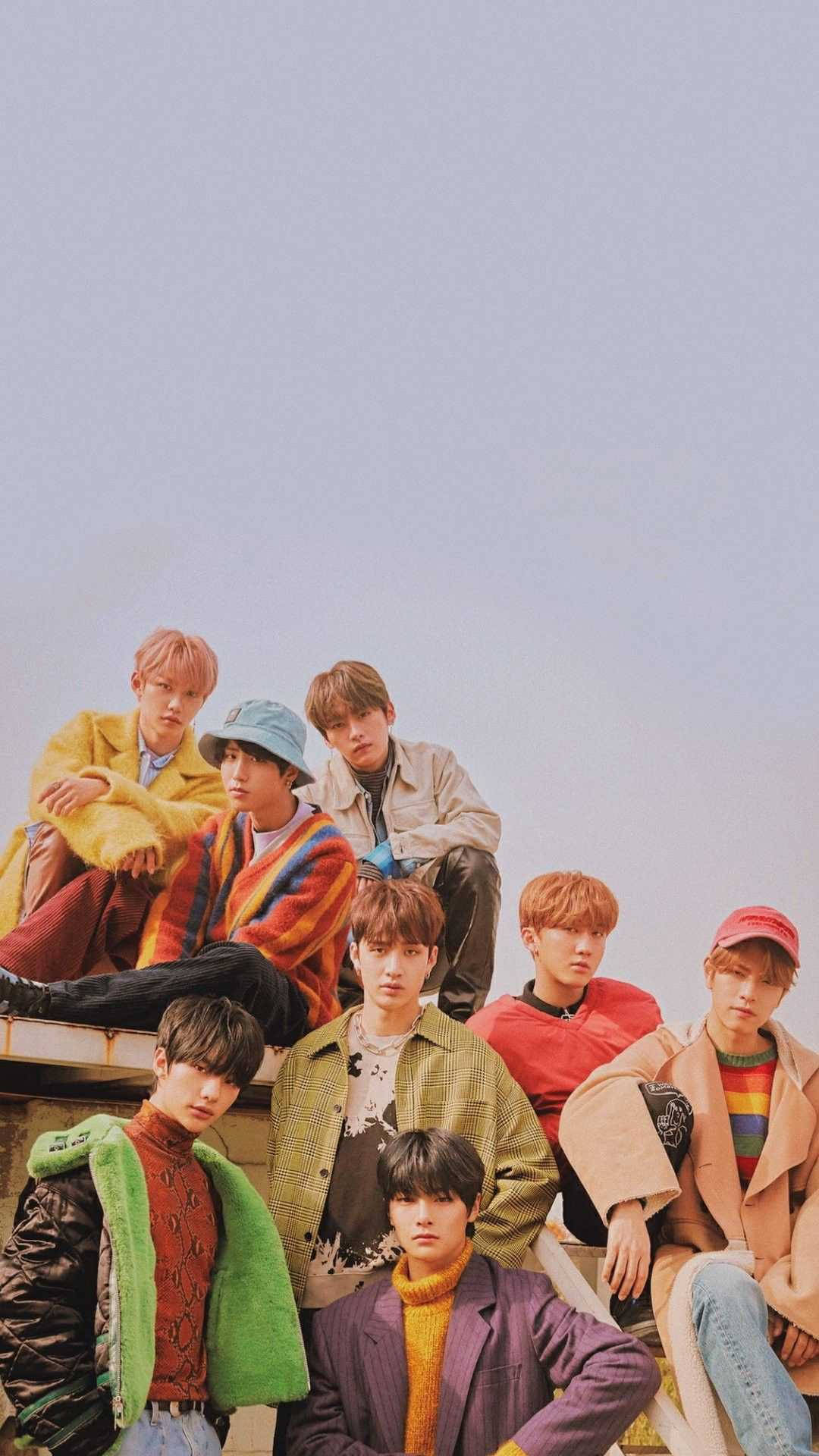 Download Stray Kids Aesthetics Portrait Wallpaper