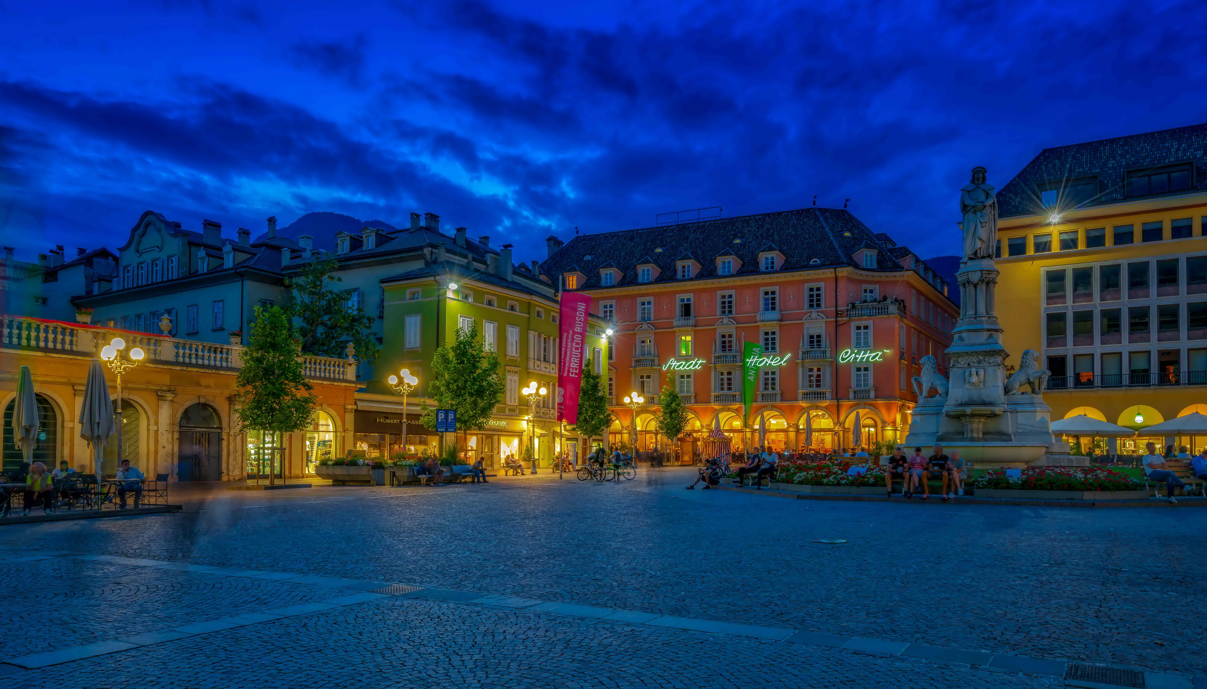 Town Square in Trentino, Italy