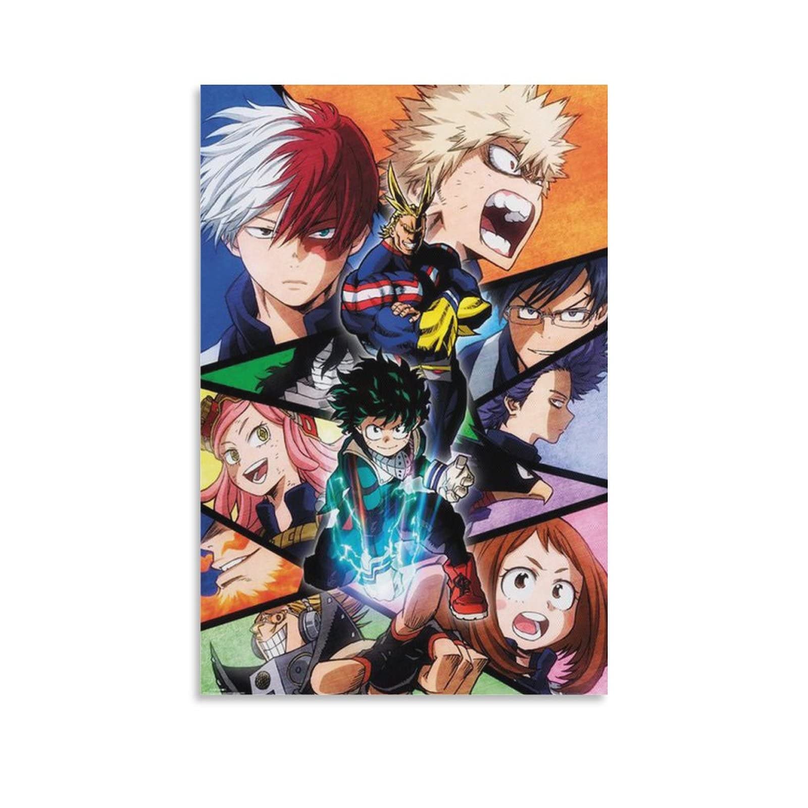 My Hero Academia Wallpaper Canvas Art Poster and Wall Art Picture Print Modern Family Bedroom Decor Poster 12 x 18 Inches (30 x 45 cm), Amazon.de: Home & Kitchen