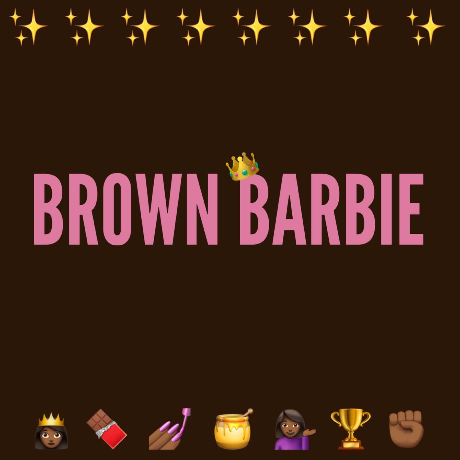 Download Brown Barbie For The Emoji App Wallpaper