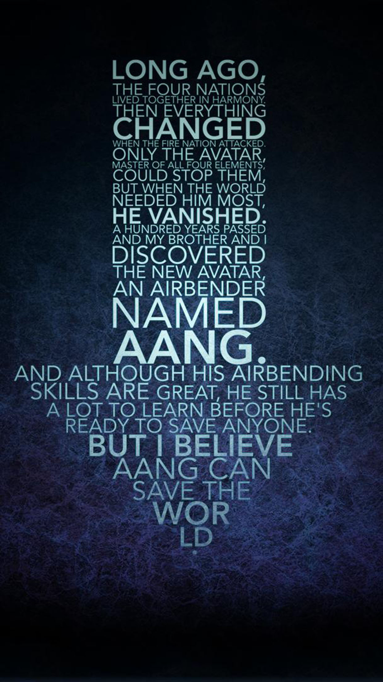 Avatar the last airbender Aang symbol