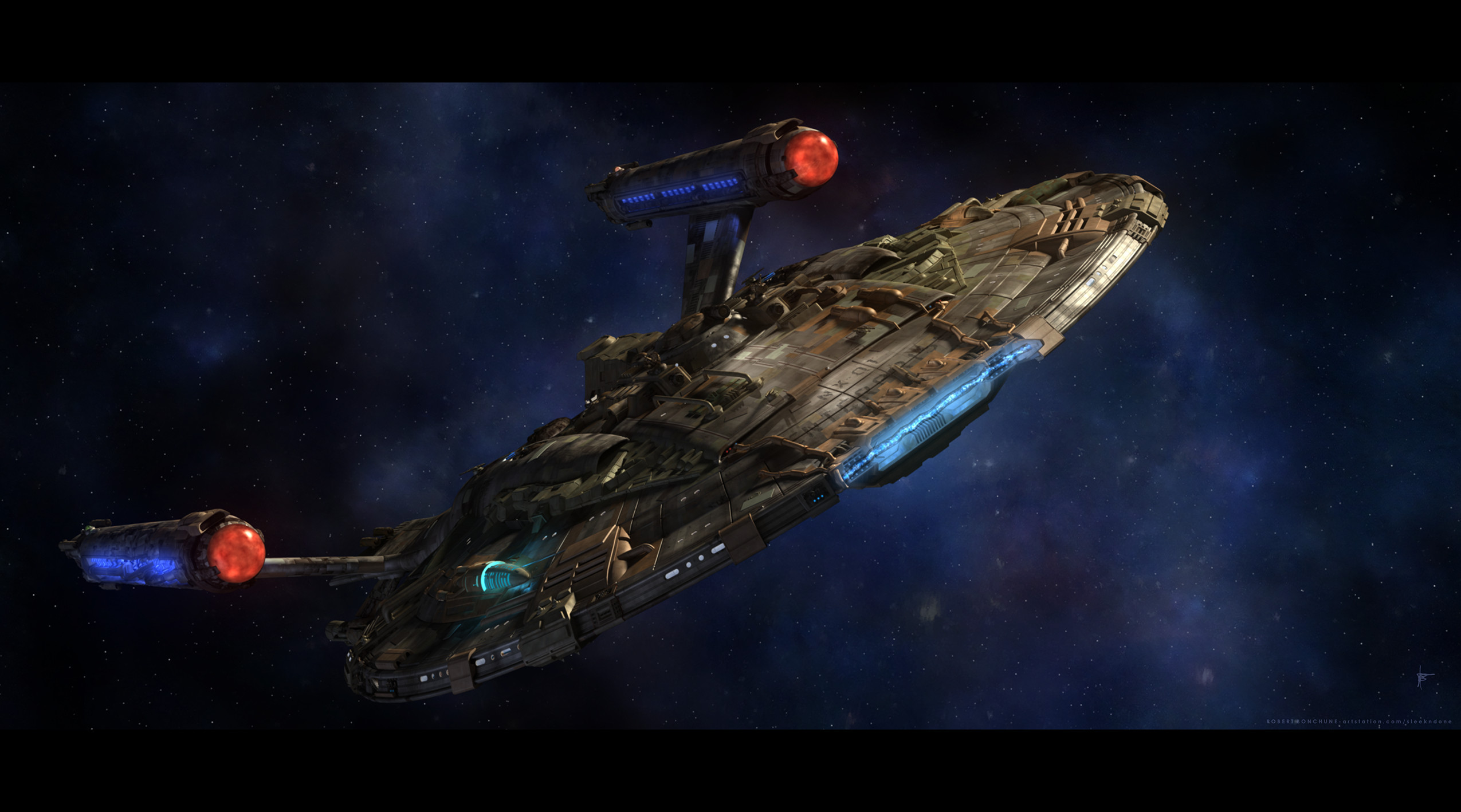 Star Trek, Spaceship, Enterprise NX 01, CGI, Star Trek: Enterprise, TV Series, Fan Art, Science Fiction, Vehiclex1418 Wallpaper