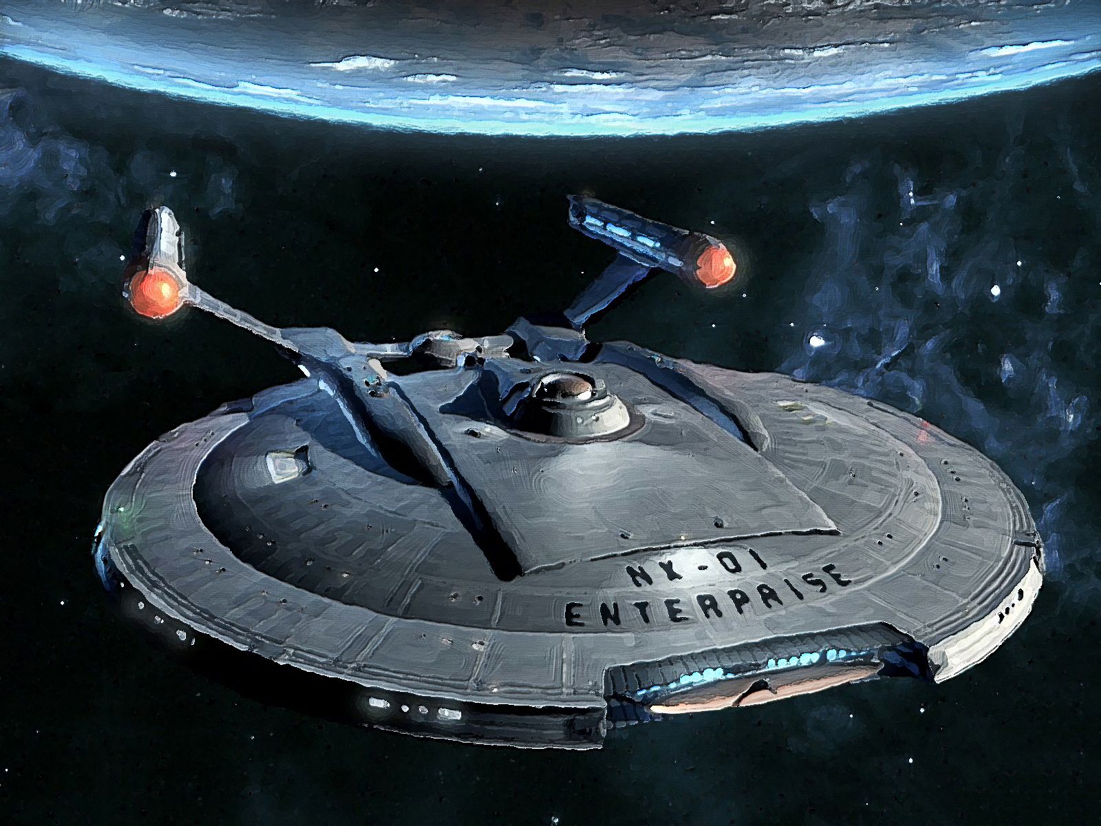 NX 01. Star Trek Wallpaper, Star Trek Enterprise, Star Trek Art