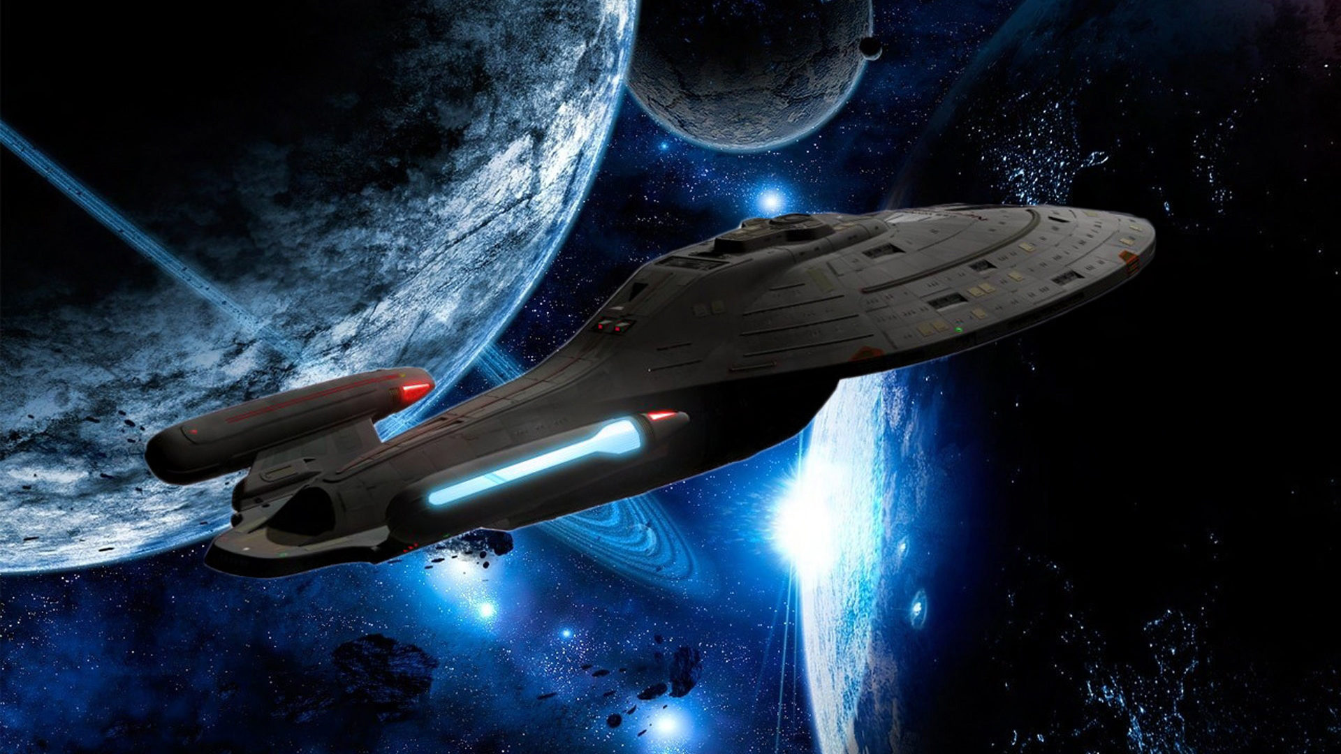 Uss Voyager Desktop HD Wallpaper
