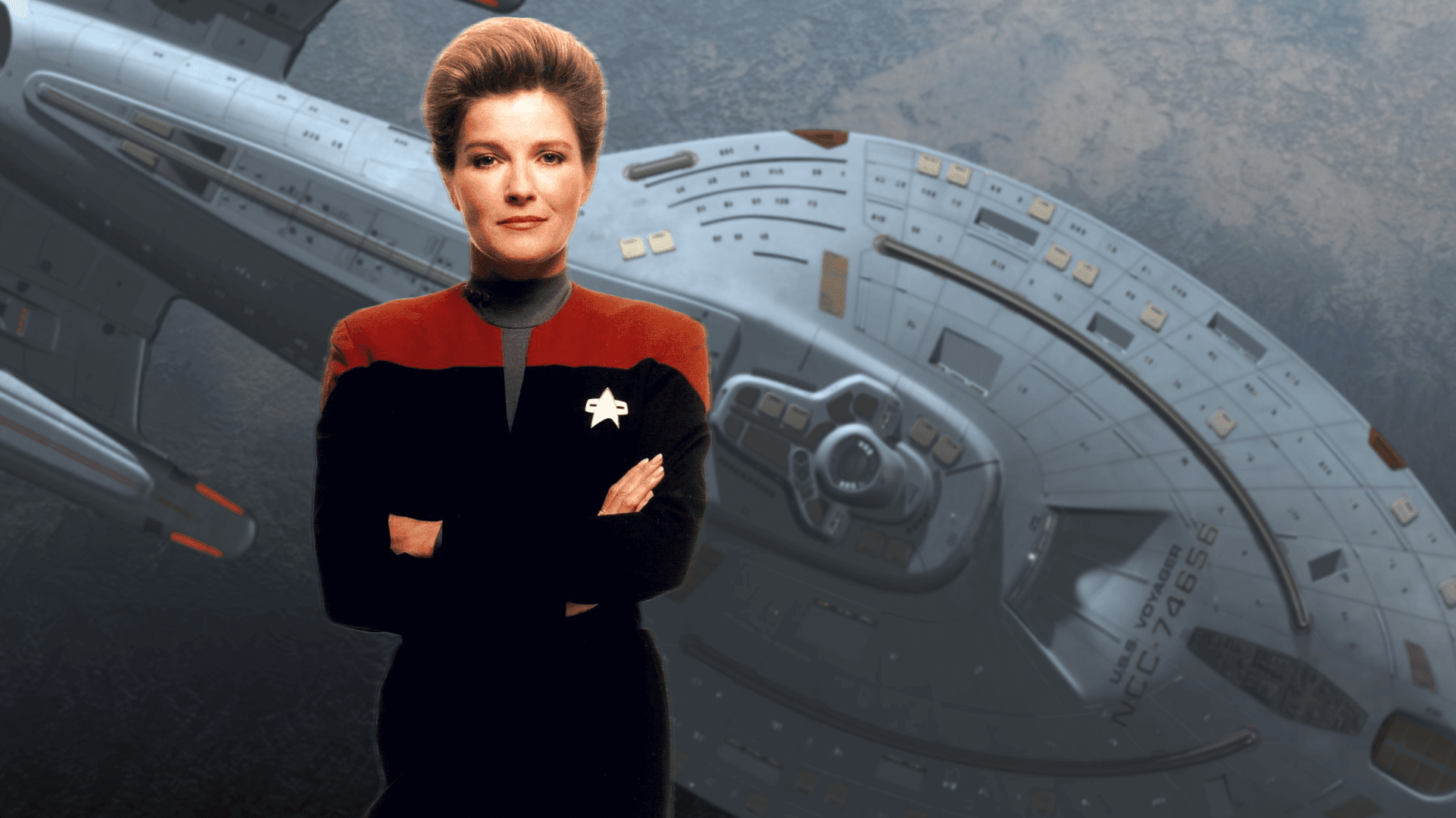 Captain Kathryn Janeway and the U.S.S