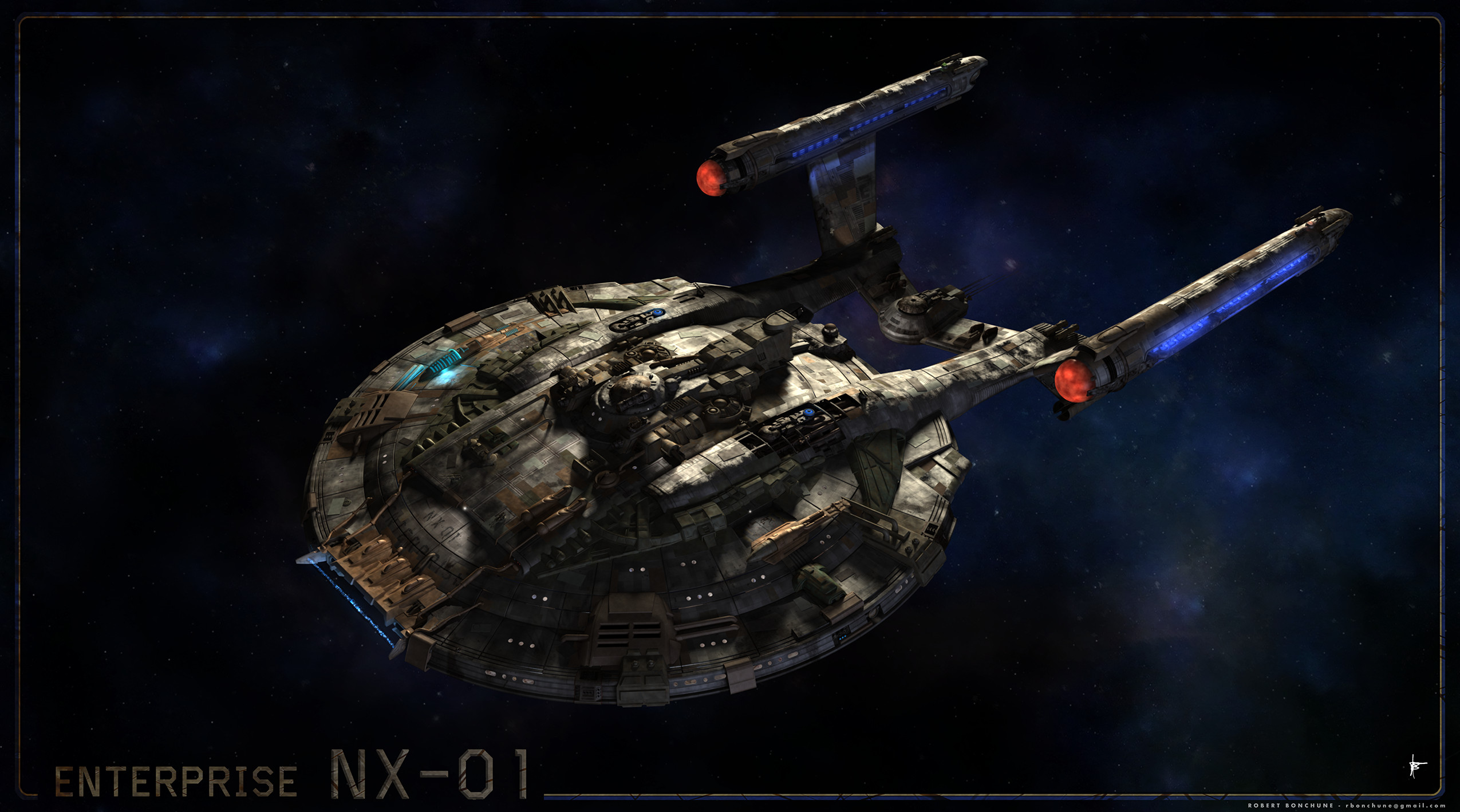 Robert Bonchune Timeline NX 01 Enterprise Trek: Enterprise