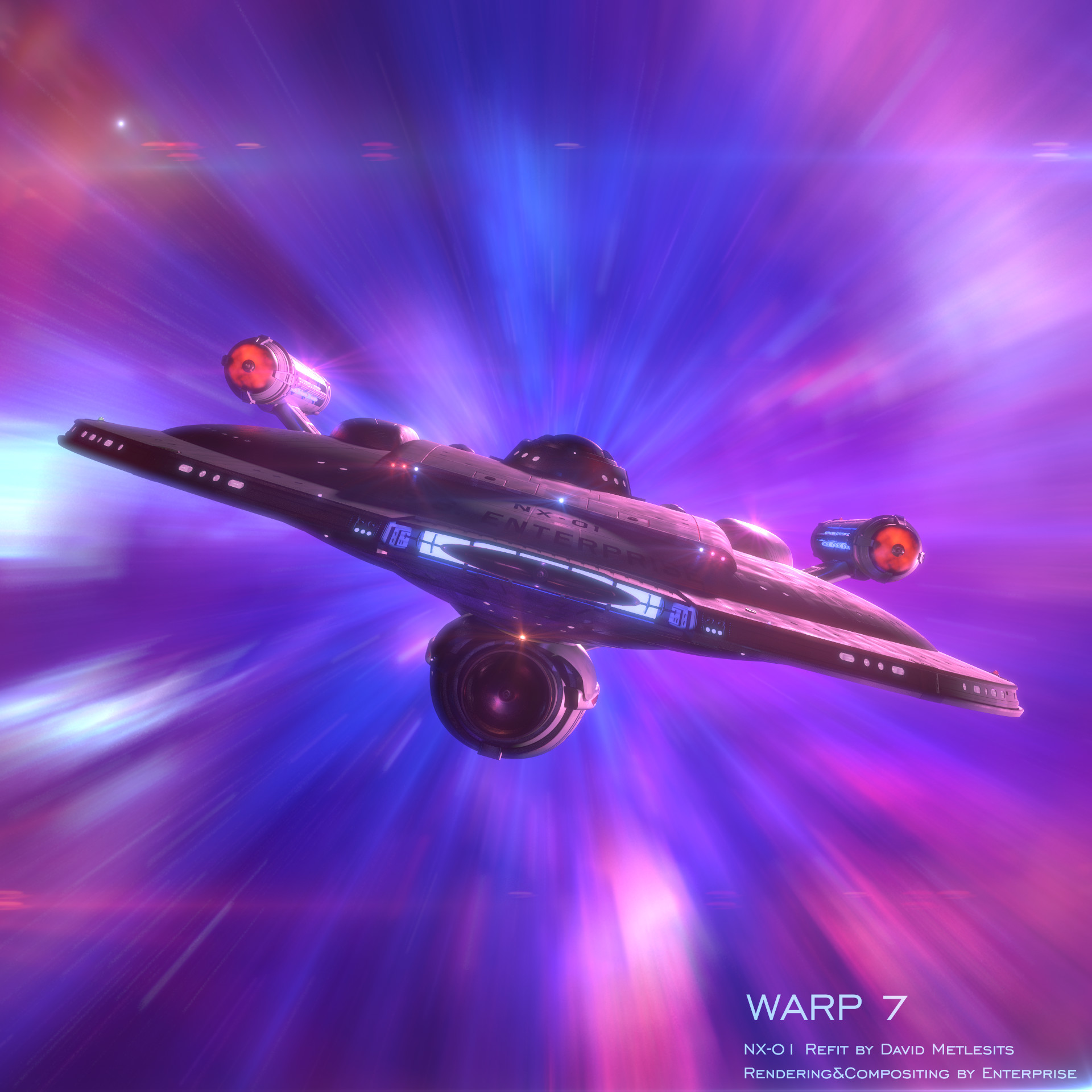 Enterprise NX 01 Refit Maximum Warp, Andrew Gavrilov. Star Trek Episodes, Star Trek Enterprise, Star Trek Wallpaper