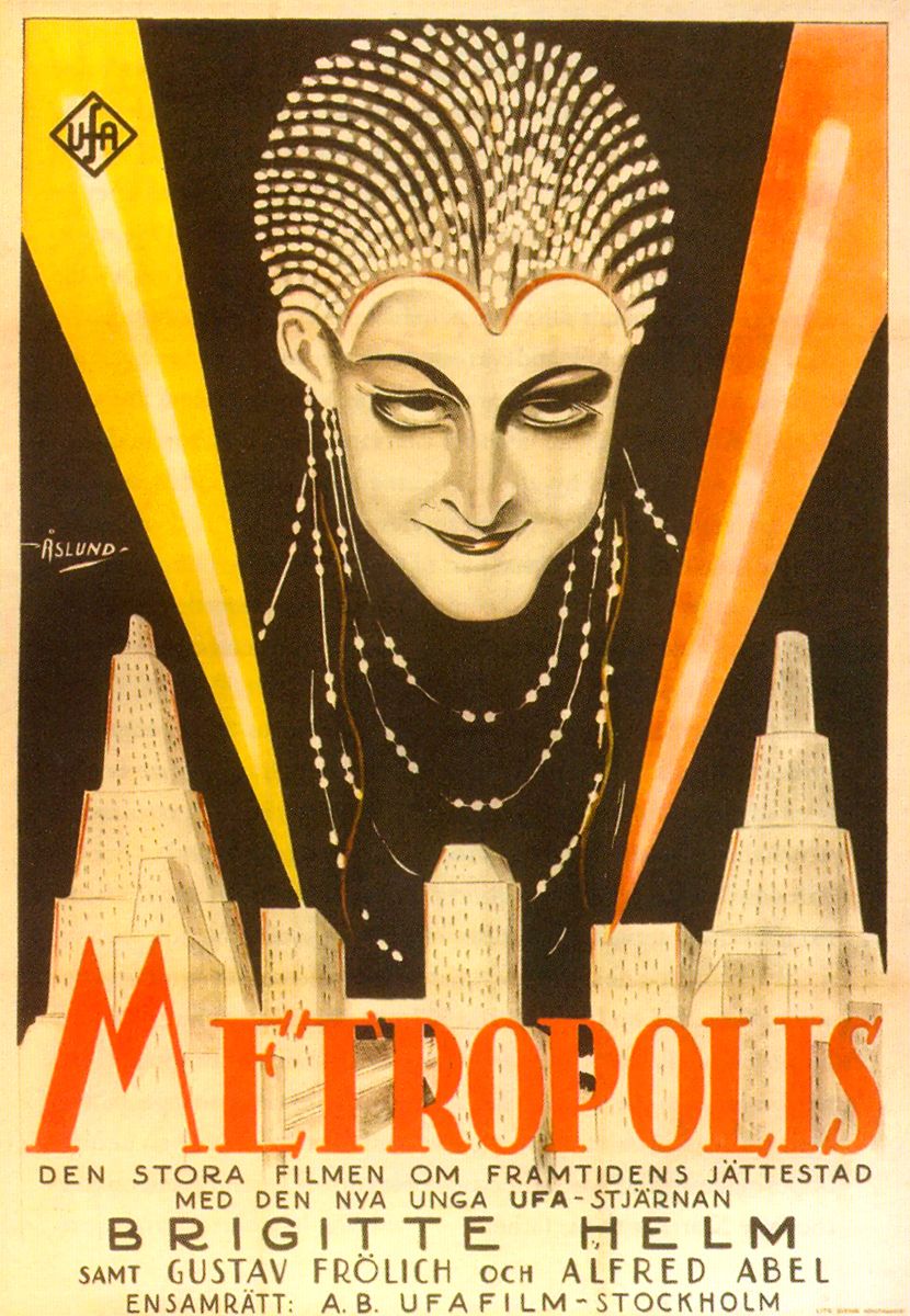 Metropolis Movie Poster. The Geeky Nerfherder: Movie Poster Art: Metropolis. Movie poster art, Metropolis poster, Poster art