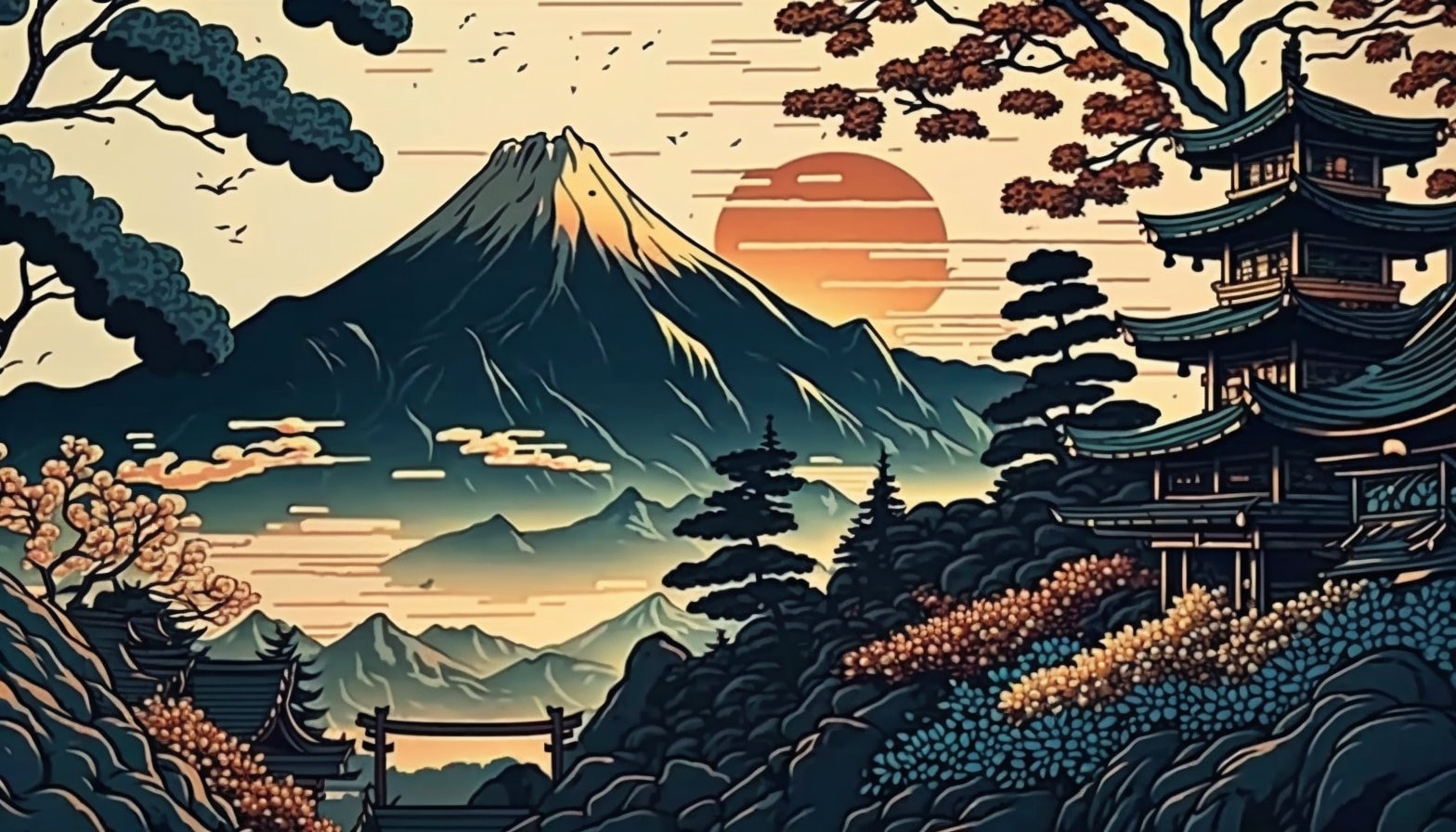 Japan Landscape Wallpaper Image