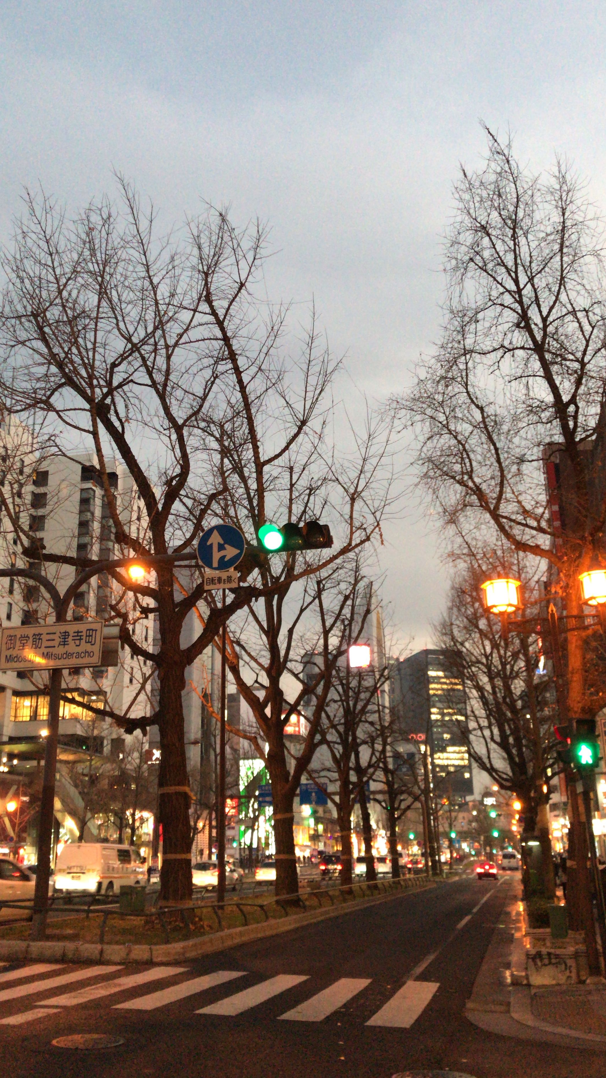 Winter situation in a street in Osaka. #osaka #japan #winter #iphonewallpaper #iphone #wallpaper #str. Winter in japan, Osaka japan photography, Japan photography