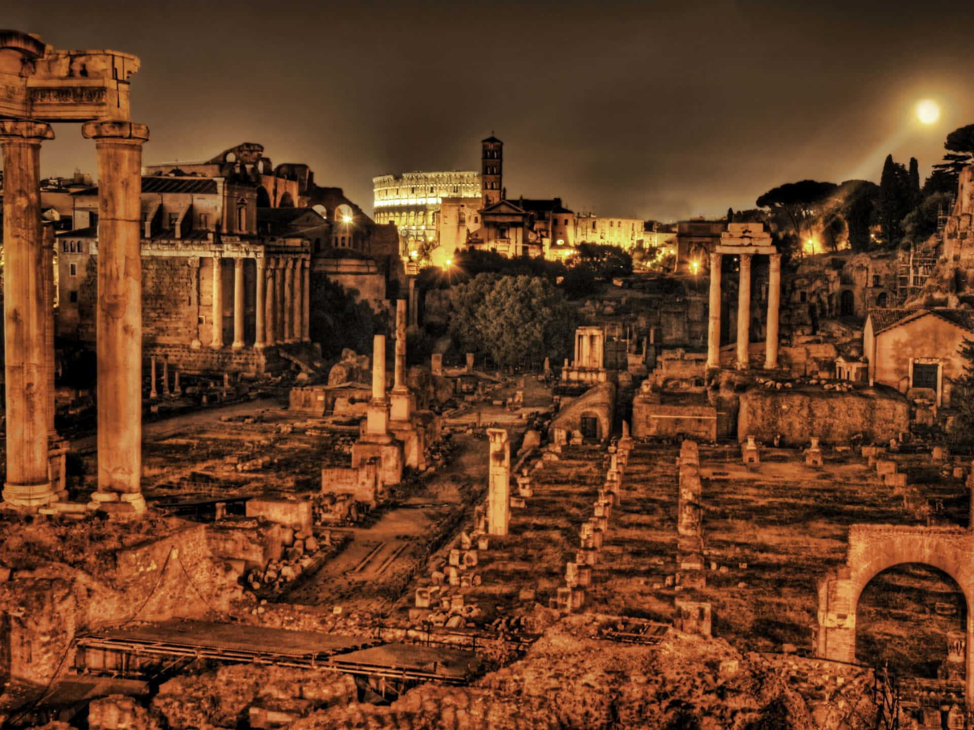 Download Ancient Roman Forum Desktop Wallpaper