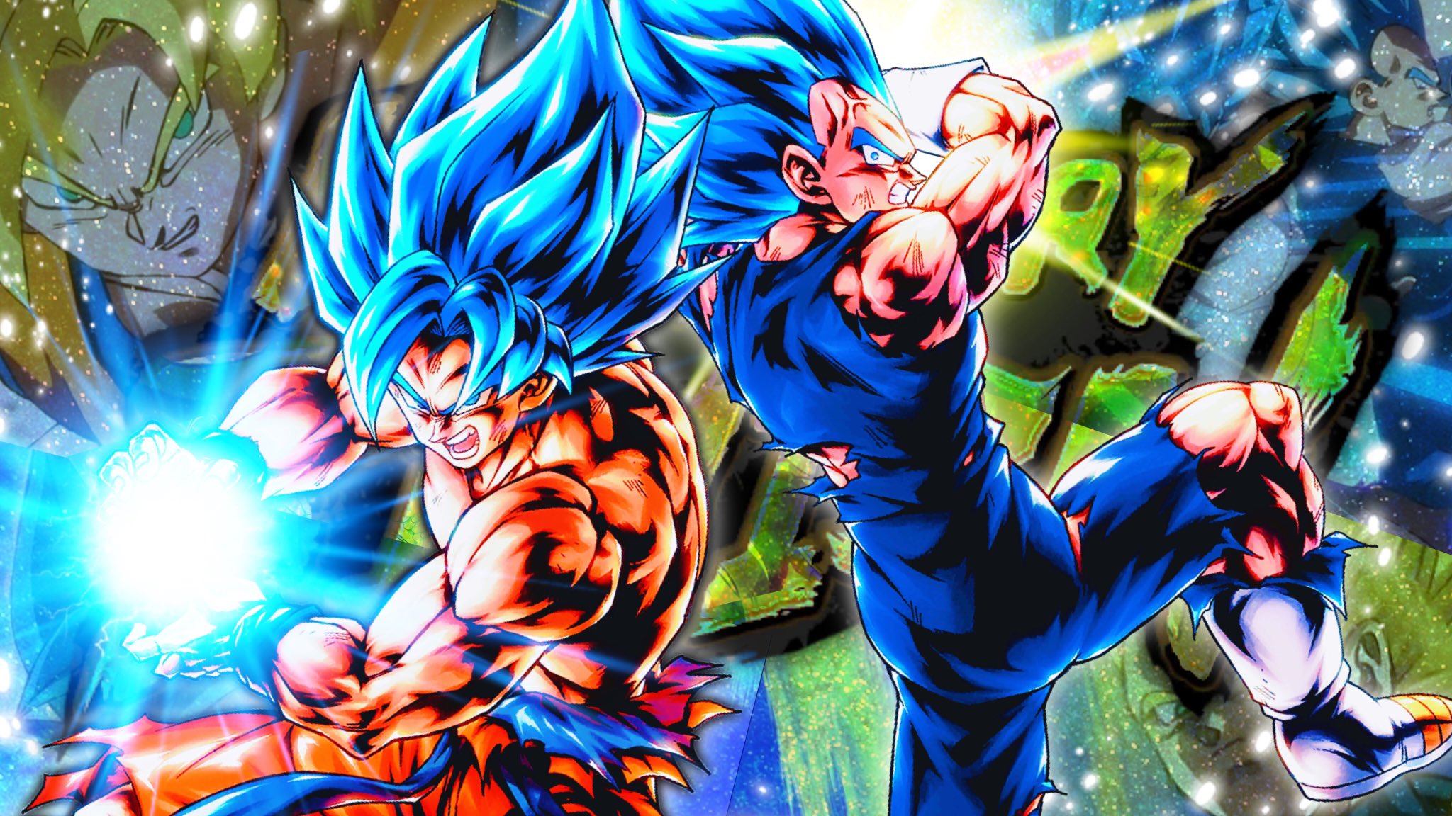 ShadeDX - [Free] LF SSB Goku & Vegeta PC Wallpaper ❤️ +