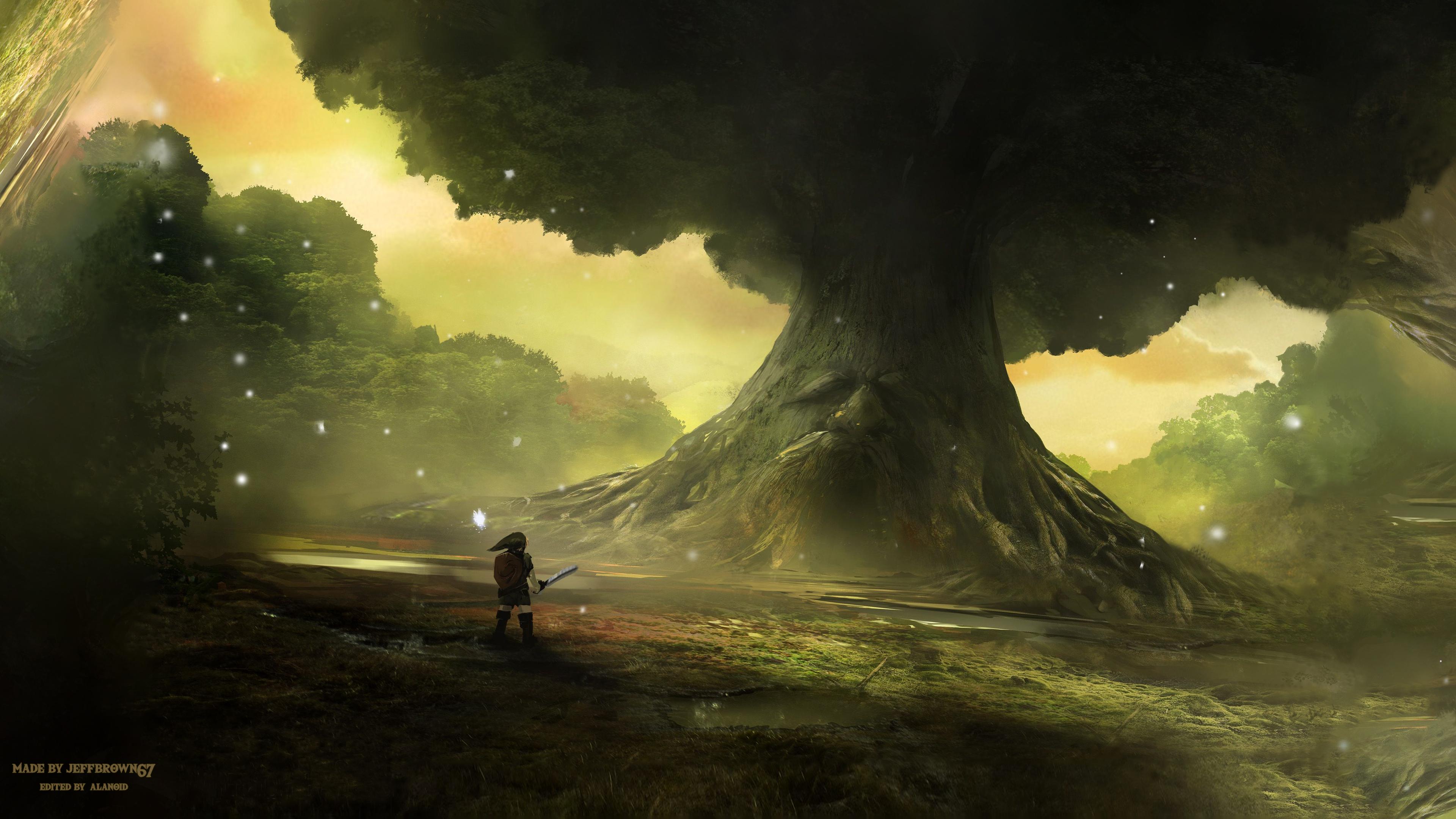 OoT I Photohopped My Favourite Zelda Wallpaper To Fit 4K Screens. Thanks To U Jeffbrown67 !