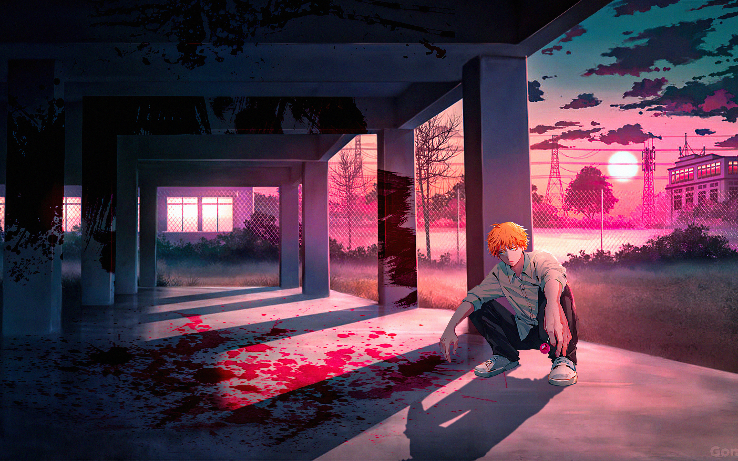 Denji Chainsaw Man Anime Boy 4k Macbook Pro Retina HD 4k Wallpaper, Image, Background, Photo and Picture