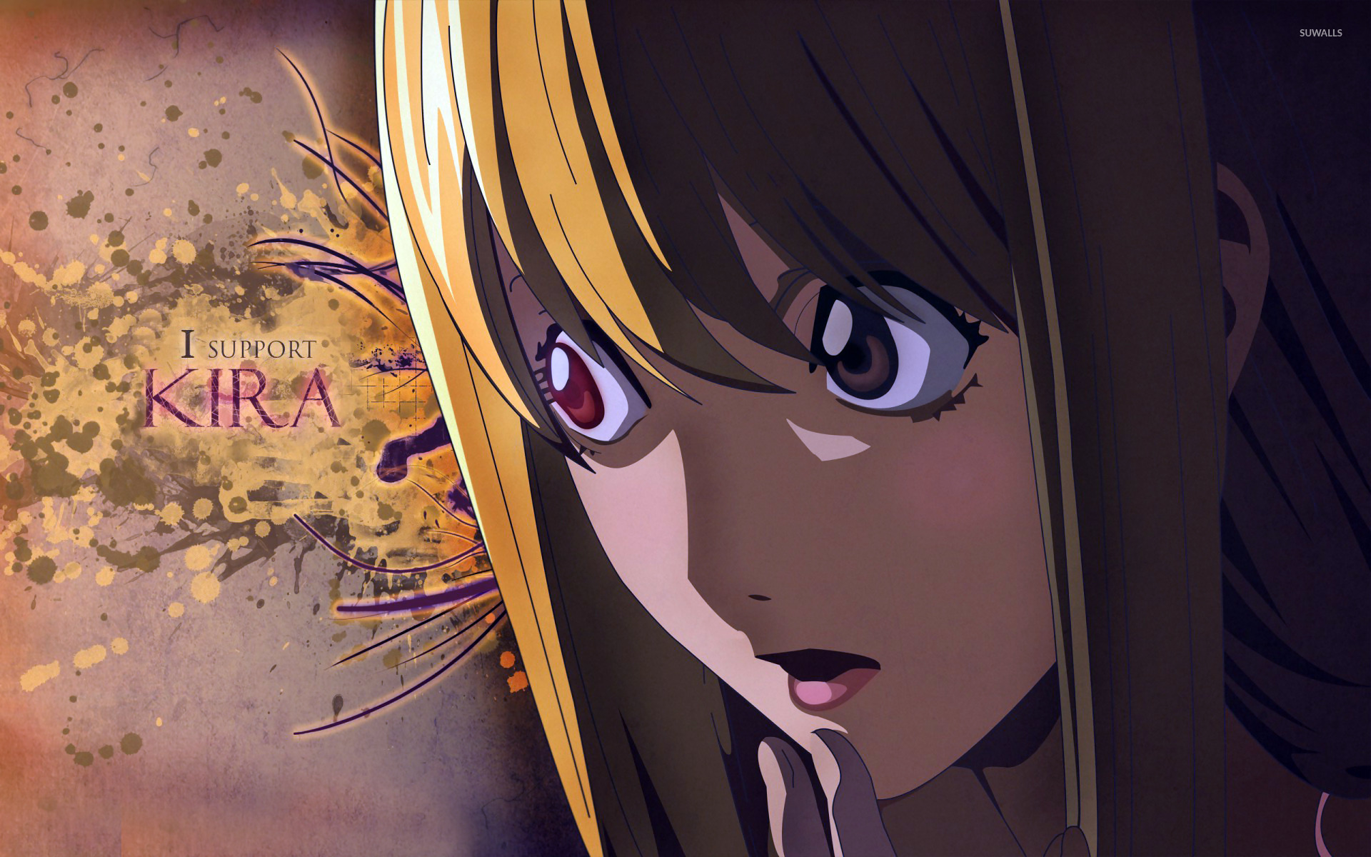 Misa Amane Note wallpaper