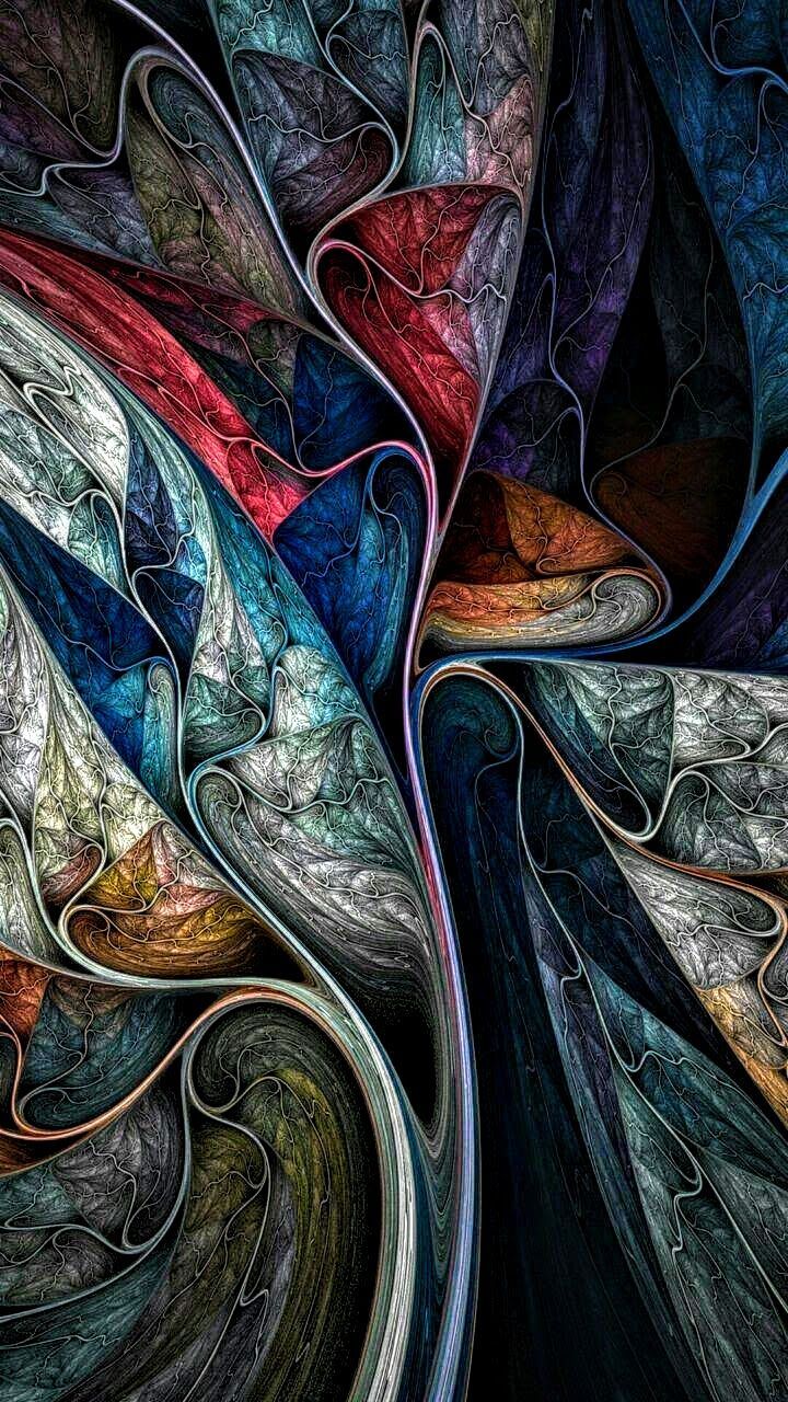 Mirror Image. Graphic wallpaper