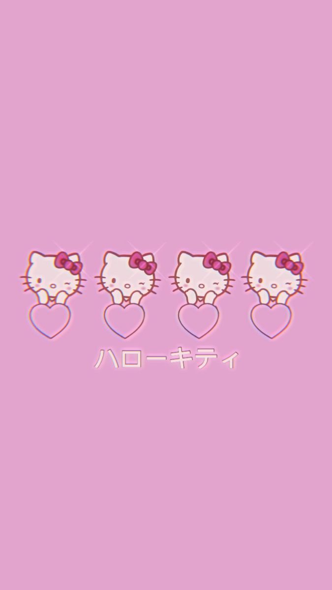 hello kitty is shining. Pink wallpaper hello kitty, Pink hello kitty wallpaper iphone, Hello kitty iphone wallpaper
