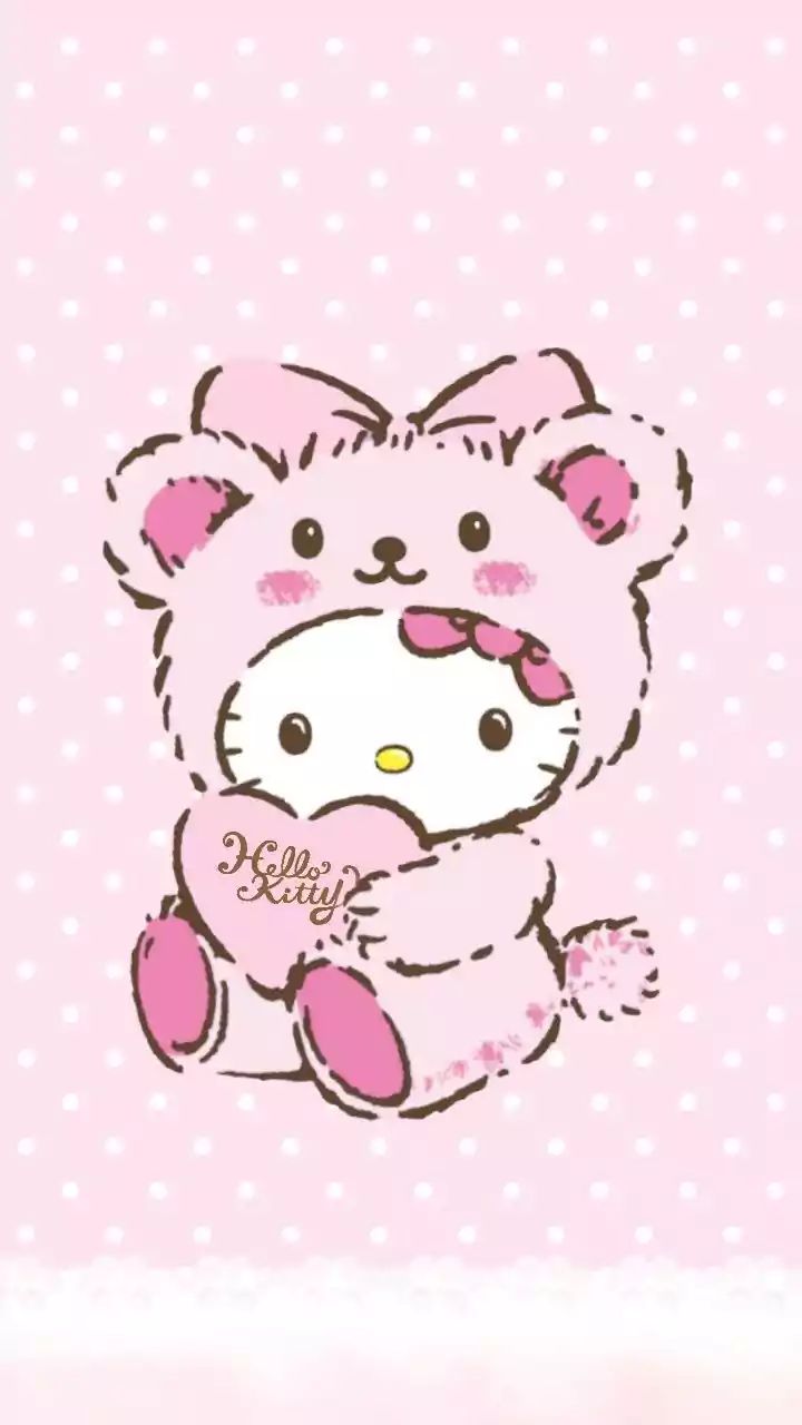 Hello Kitty iPhone Wallpaper Discover more Background, Black, Cute, Desktop, home screen wal. Hello kitty wallpaper, Hello kitty background, Hello kitty picture