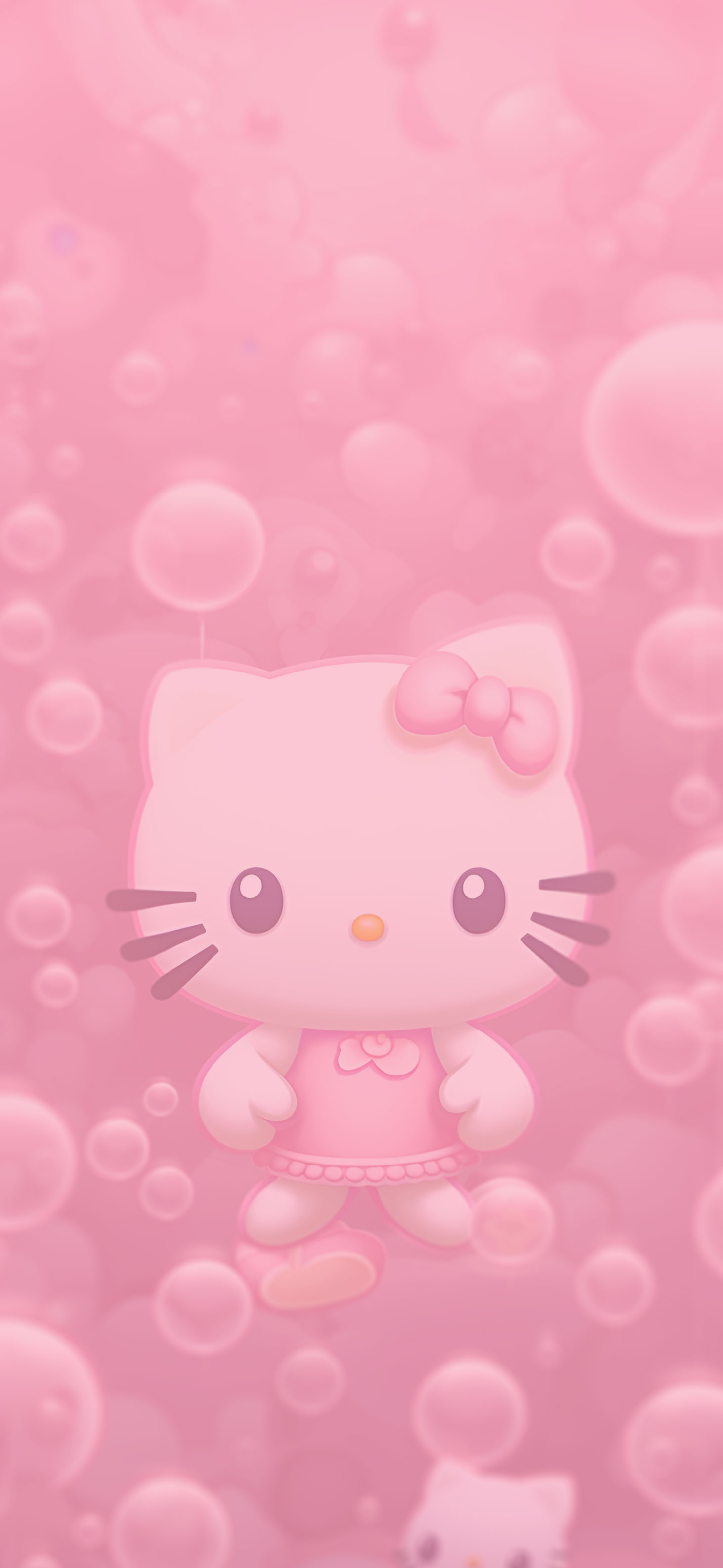Hello Kitty & Bubble Pink Wallpaper Kitty Wallpaper iPhone