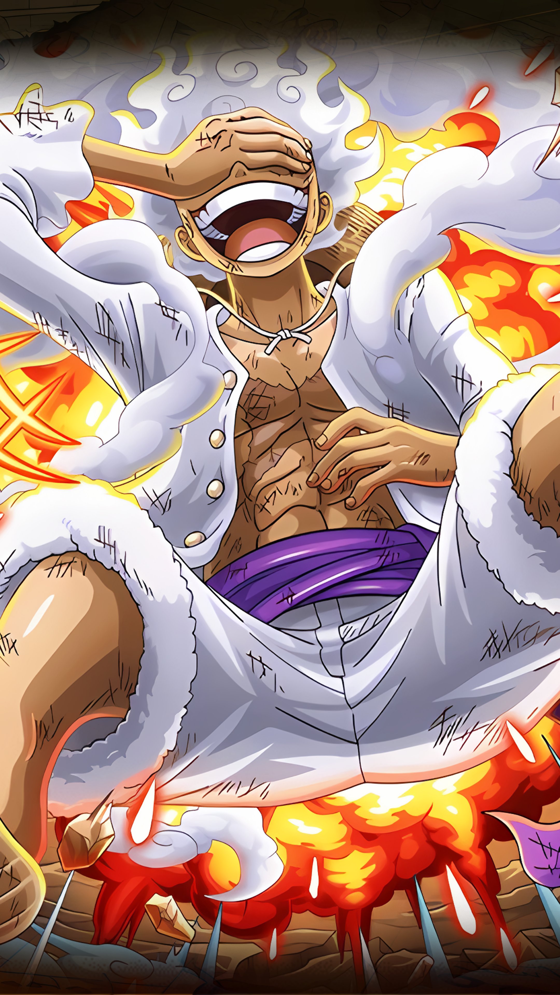 Best Luffy Gear 5 Wallpapers for Phone