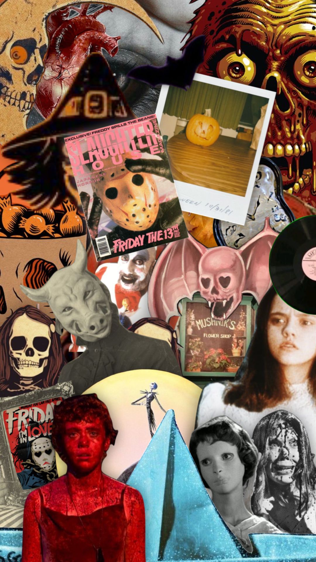 #halloween #halloweencore #moodboard #vintage #carrie #horror #finalgirl #vintagevibes