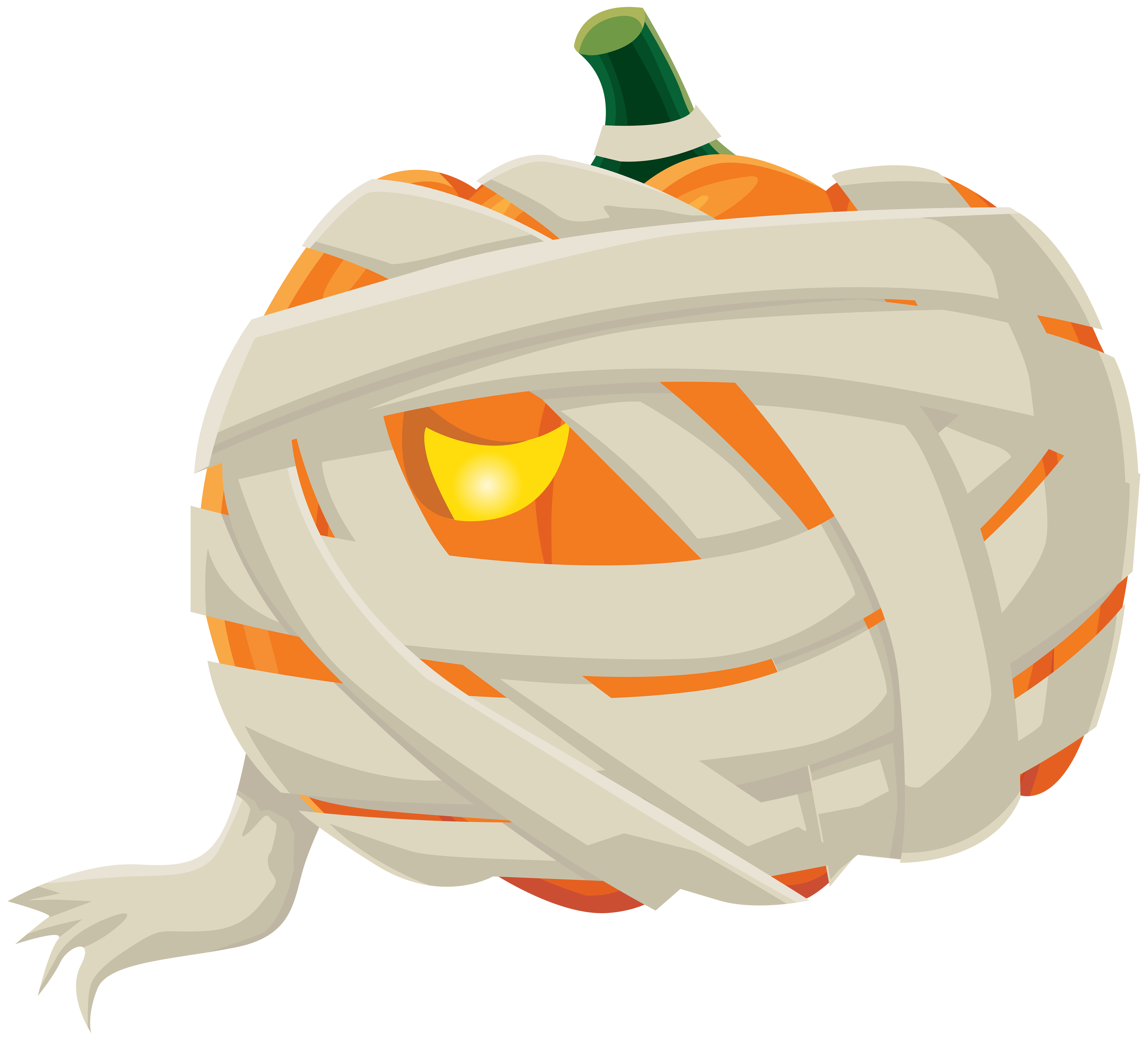 Halloween Mummy Pumpkin PNG Clip Art Image​-Quality Free Image and Transparent PNG Clipart