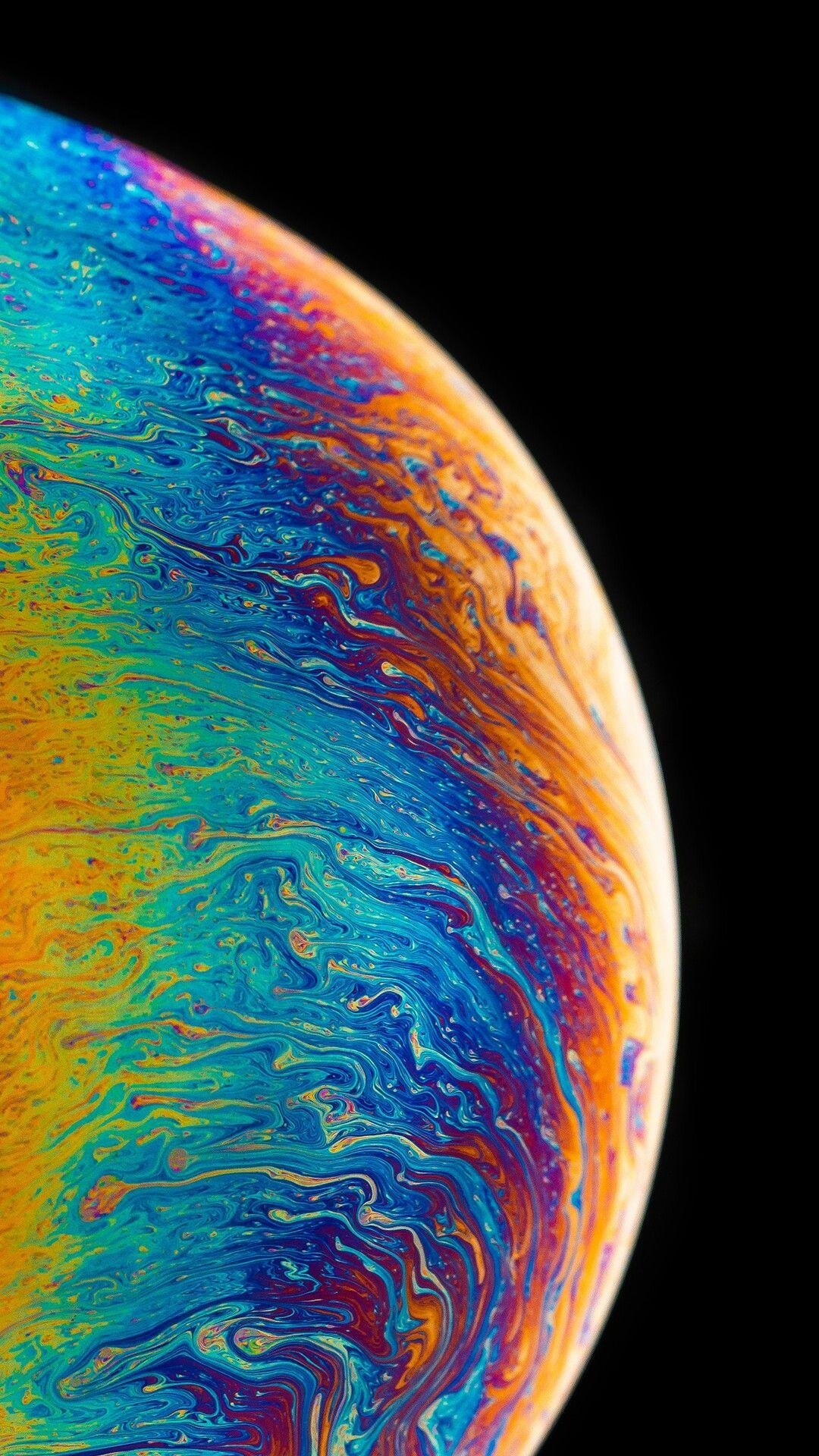 Multicolored Planet Fluid Wallpaper Download