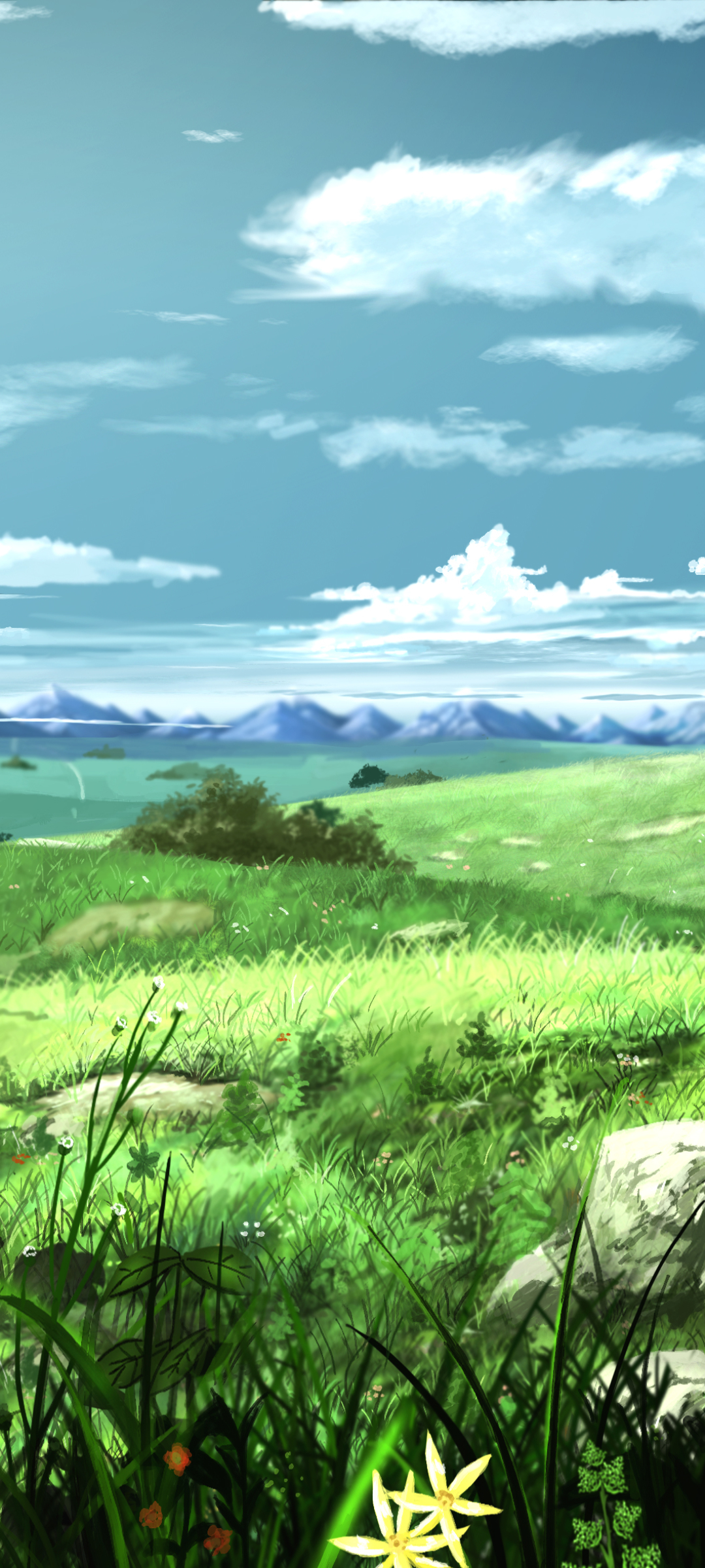 Download Mountain Scenery Anime
