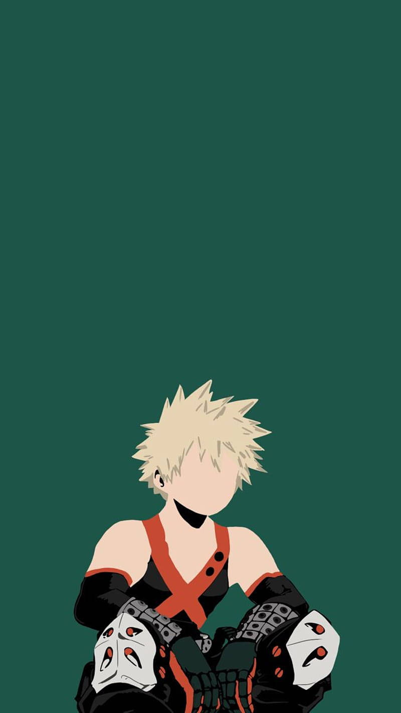 Download Minimalist Anime Phone Katsuki