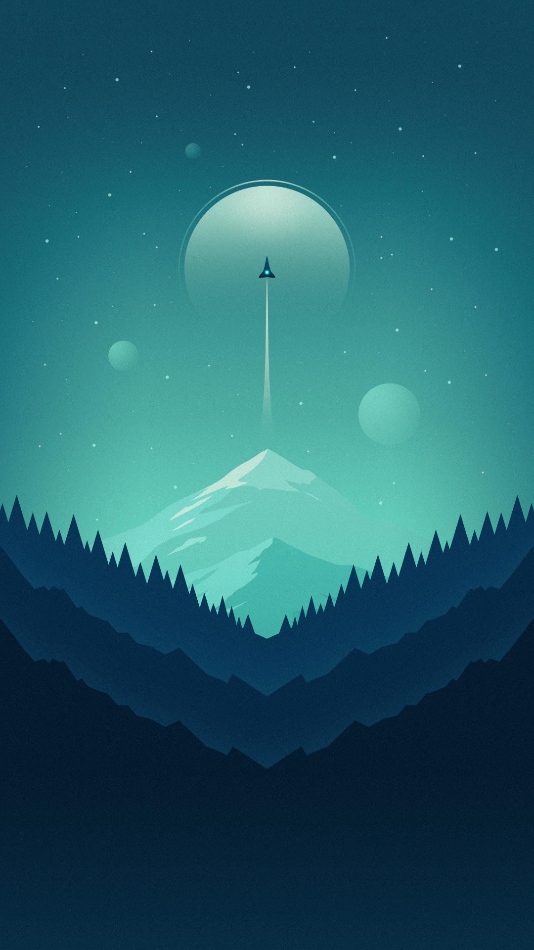 Best Green Minimalist iPhone Wallpaper Download