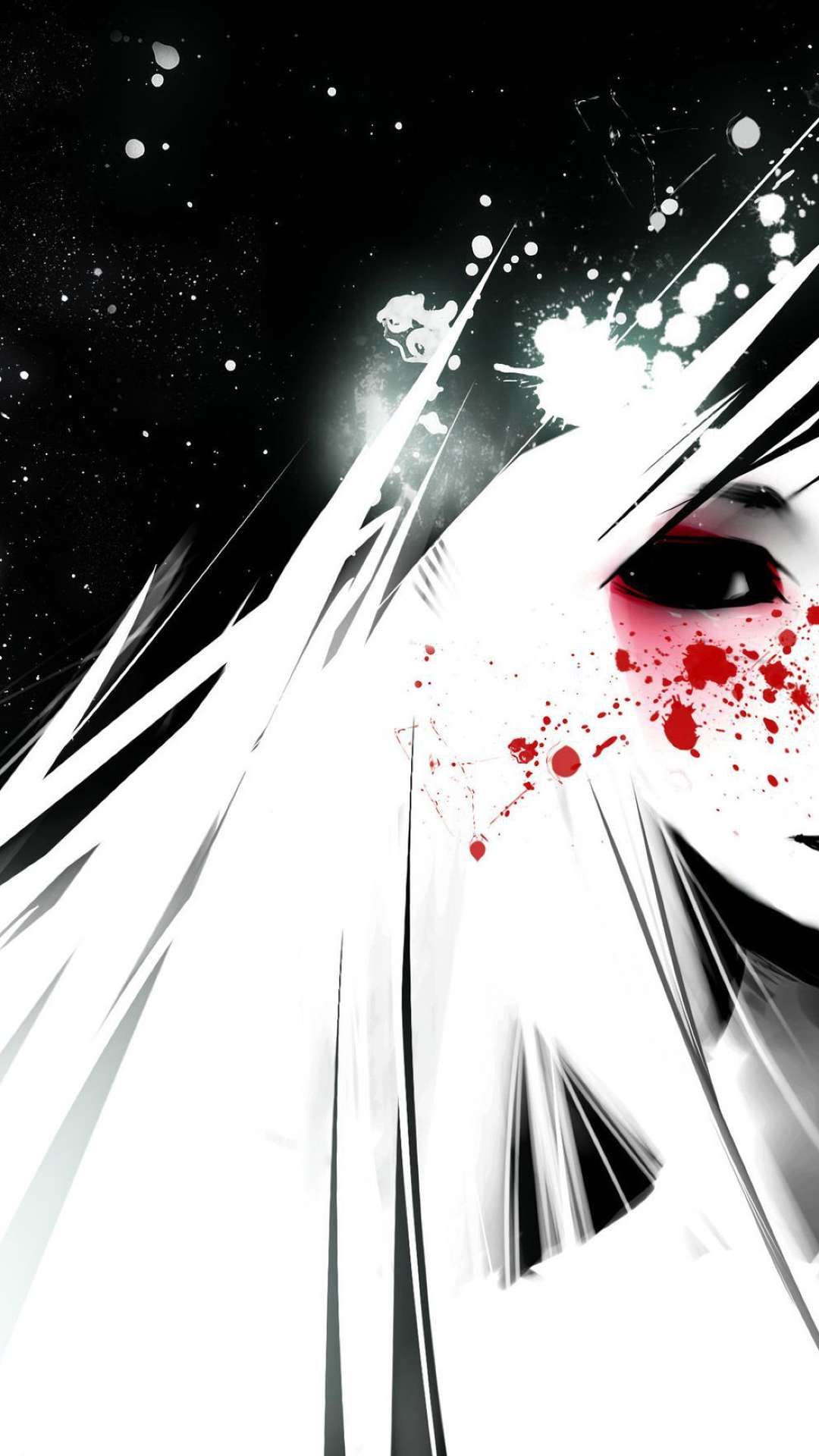 Black Anime Wallpaper for iPhone and Android