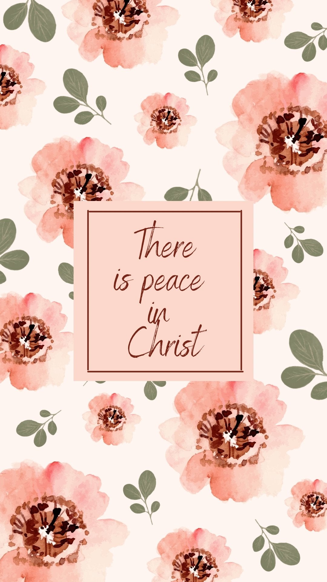 Peace In Christ Phone Wallpaper