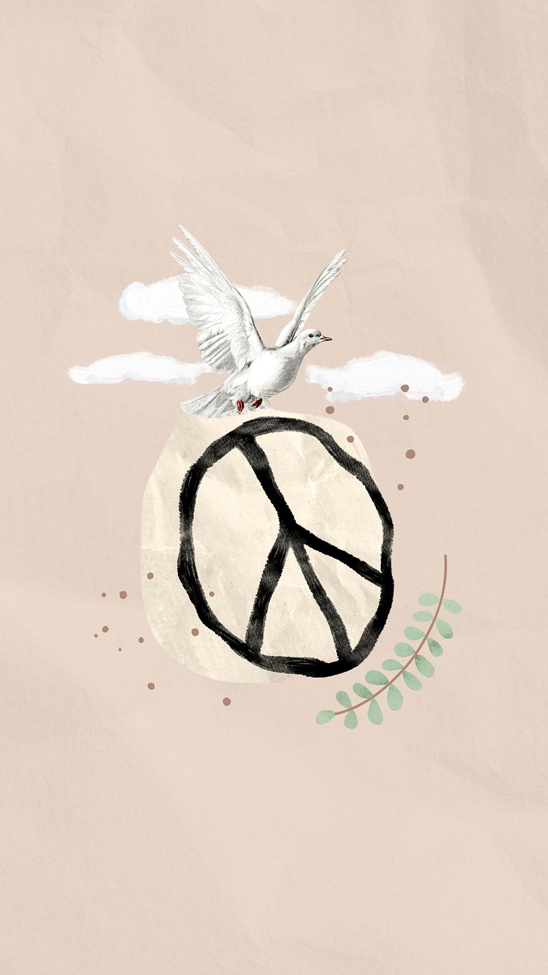 Peace Sign Aesthetic Image Wallpaper