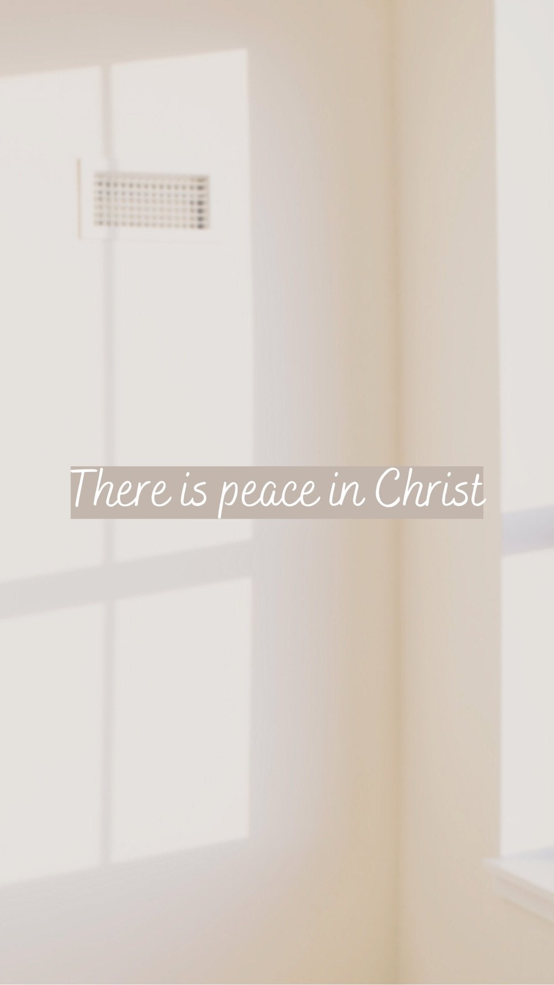 Peace In Christ Phone Wallpaper